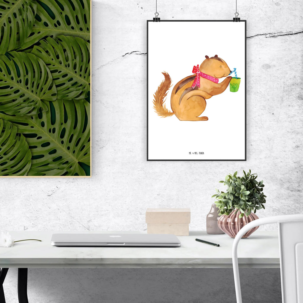 Poster Squirrel smoothies wandkunst, kunst für die wand, kunstdruck poster, wanddruck, drucke, Poster, grafikposter, Designposter, Wandposter, Deko Bild, Bild, Mr. & Mrs. Panda Poster, Bild für Wand, Wandschmuck, Wanddeko Bild, Wandbild, Wanddekoration, wanddeko, kunstposter, Plakat, Posterdruck, Kunstdruck, Gute Laune, Tiermotive, Tiere, Lustige Sprüche, Eichhörnchen, Green Smoothies, Diät, Streifenhörnchen, Abnehmen