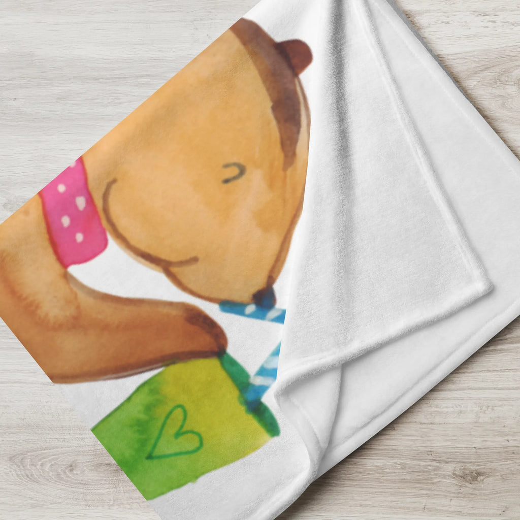 Baby blanket Squirrel smoothies small animals, cute, funny, cute animal motives, hand drawn, small world, funny sayings, good mood, happy, gifts, gift ideas, special gifts, animal lover, card, squirrels, chipmunks, weight loss, Green smoothies, diet