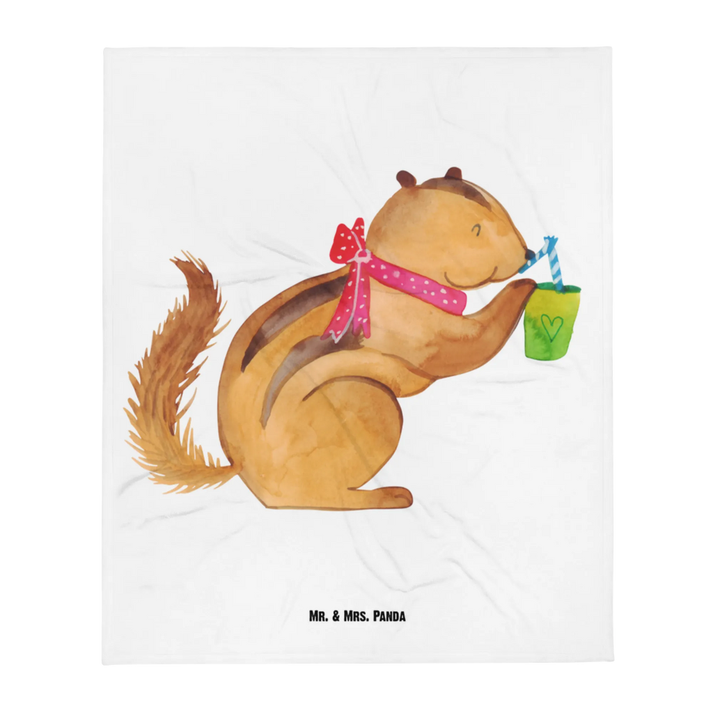 Baby blanket Squirrel smoothies small animals, cute, funny, cute animal motives, hand drawn, small world, funny sayings, good mood, happy, gifts, gift ideas, special gifts, animal lover, card, squirrels, chipmunks, weight loss, Green smoothies, diet
