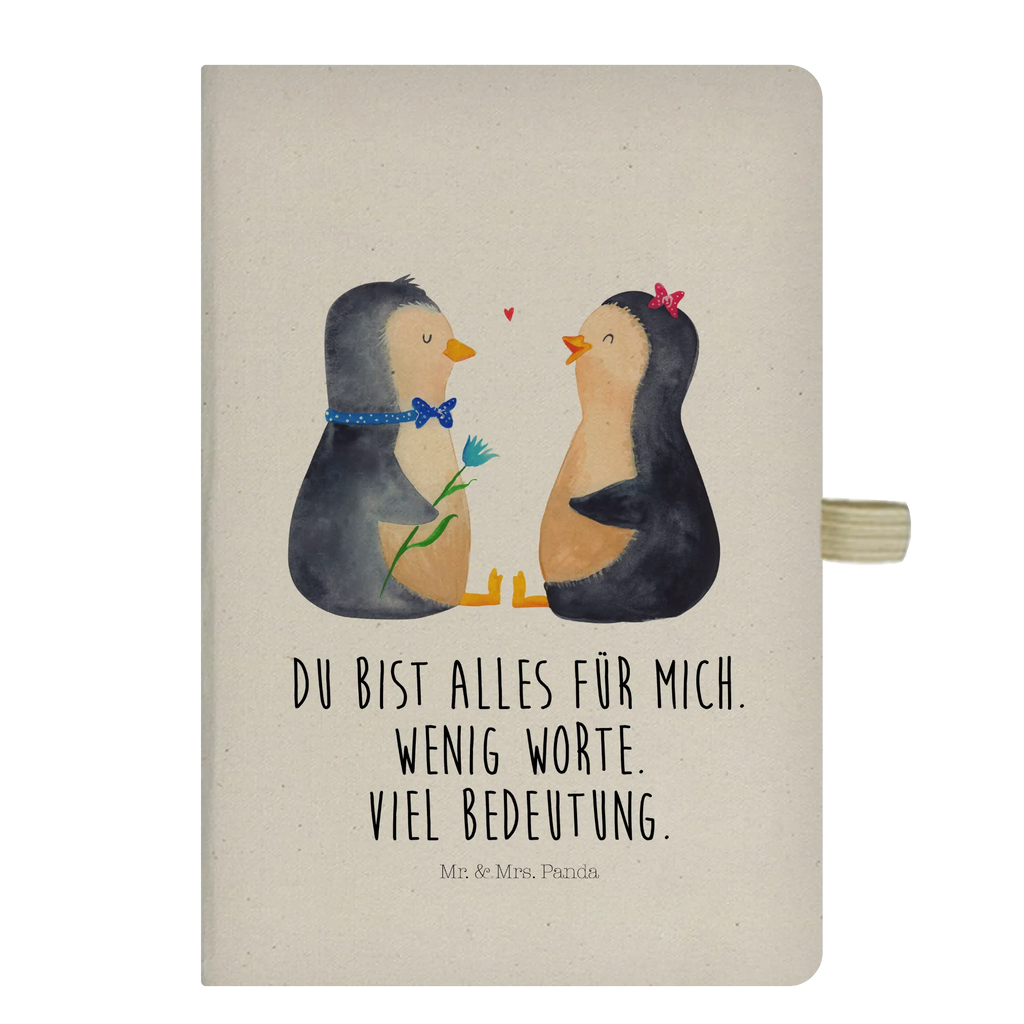 Bawełniany notatnik DIN A4 Pingwin para Journal, a5 kladde, Tagebuch, Notizheft, hardcover kladde, Schreibbuch, A5 Heft, Notizbuch DIN A5, Notizbuch A5, Skizzenbuch, notizbuch, Notizheft A5, Journal A5, din a5 kladde, A5 Notizheft, Tagebuch A5, A5 Journal, A5 Notizbuch, hardcover notizbuch, din a5 buch, Reisetagebuch, hardcover journal, Schreibheft A5, Notizbuch A5 Hardcover, A5 Skizzenbuch, a5 buch, din a5 notizbuch, Pinguin, Hochzeitstag, Große Liebe, Liebesbeweis, Traumpaar, Liebesgeschenk, Hochzeit, Liebespaar, Liebe, Jahrestag, Verlobung, Hochzeitsgeschenk, Pinguine