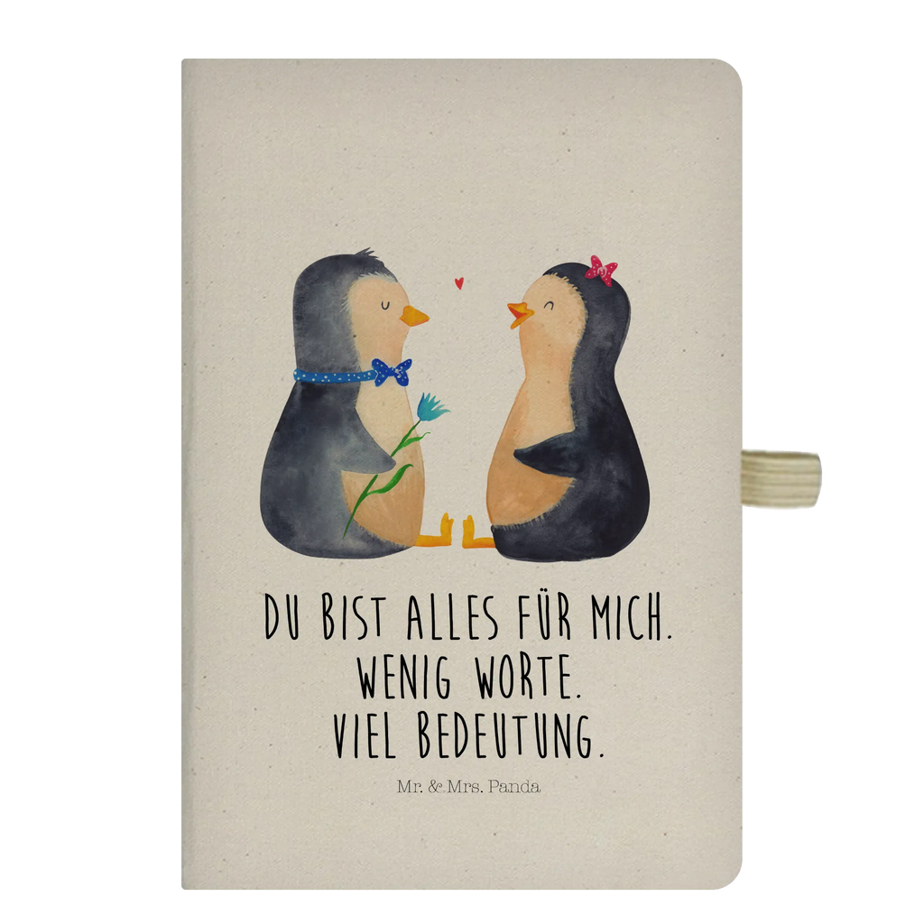 Bawełniany notatnik DIN A4 Pingwin para Journal, a5 kladde, Tagebuch, Notizheft, hardcover kladde, Schreibbuch, A5 Heft, Notizbuch DIN A5, Notizbuch A5, Skizzenbuch, notizbuch, Notizheft A5, Journal A5, din a5 kladde, A5 Notizheft, Tagebuch A5, A5 Journal, A5 Notizbuch, hardcover notizbuch, din a5 buch, Reisetagebuch, hardcover journal, Schreibheft A5, Notizbuch A5 Hardcover, A5 Skizzenbuch, a5 buch, din a5 notizbuch, Pinguin, Hochzeitstag, Große Liebe, Liebesbeweis, Traumpaar, Liebesgeschenk, Hochzeit, Liebespaar, Liebe, Jahrestag, Verlobung, Hochzeitsgeschenk, Pinguine