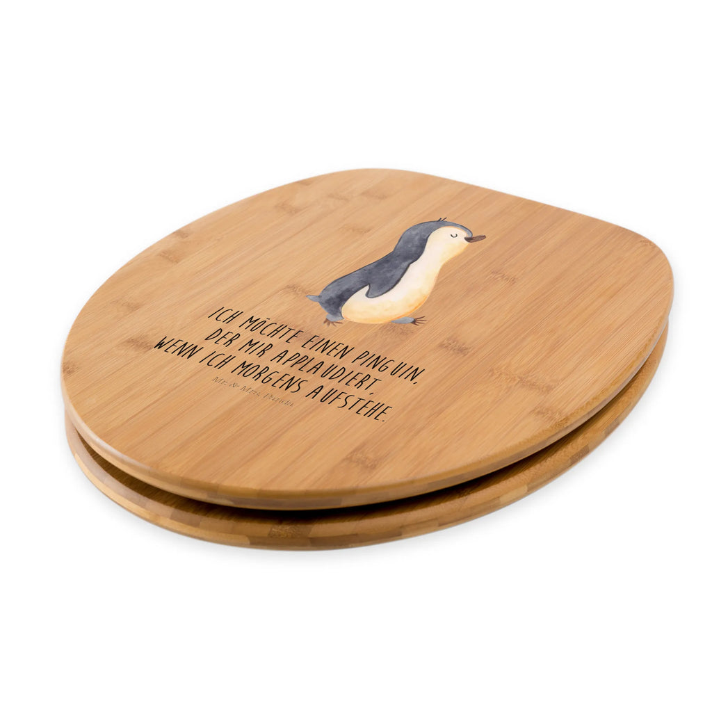 Motif toilet seat Penguin march WC-Sitz, Toilette, Klodeckel, Toilettendeckel, Klobrille, Pinguin, Frühaufsteher, Langschläfer, Familie, Schwester, Pinguine, Bruder