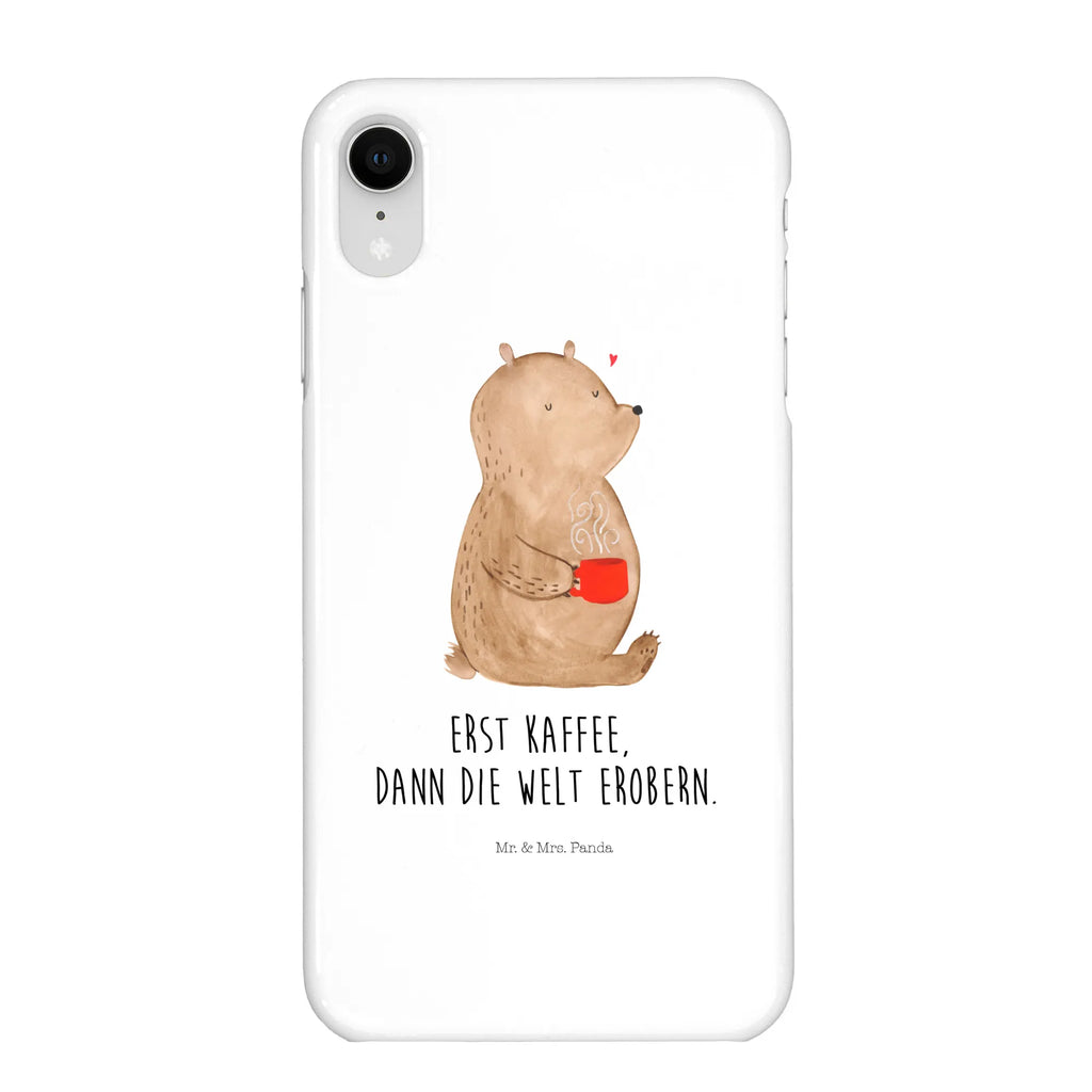 Handyhülle Bär Kaffee Iphone 10, Iphone X, Cover, Handy Case, Handyhülle, Handy, Handycover, Hülle, Bär, Teddy, Teddybär, Guten Morgen, Motivation, Coffee, Kaffee, Morgenroutine, Welt Erobern, Bären, Welt Retten