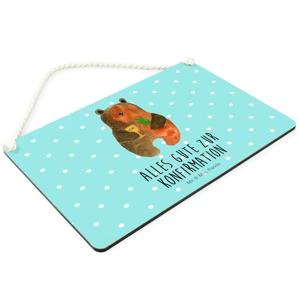 Decorative sign bear confirmation Motivschild, Türschild, Deko Wandtafel, wandhänger, wandtafel, Schild, dekoration schild, Spruchschild, Holztafel, Küchenschild, Badschild, hängeschild, holzbild, Wandschild, Schild mit Spruch, Deko Schild, dekotafel, dekoschilder, Türschild Familie, Dekoschild, sprüche schild, Holzschild, Bär, Teddy, Teddybär, Konfirmation, Kirche, Gottesdienst, Evangelisch