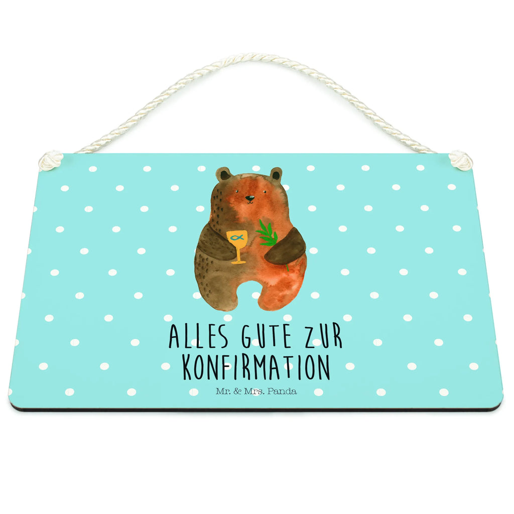 Decorative sign bear confirmation Motivschild, Türschild, Deko Wandtafel, wandhänger, wandtafel, Schild, dekoration schild, Spruchschild, Holztafel, Küchenschild, Badschild, hängeschild, holzbild, Wandschild, Schild mit Spruch, Deko Schild, dekotafel, dekoschilder, Türschild Familie, Dekoschild, sprüche schild, Holzschild, Bär, Teddy, Teddybär, Konfirmation, Kirche, Gottesdienst, Evangelisch