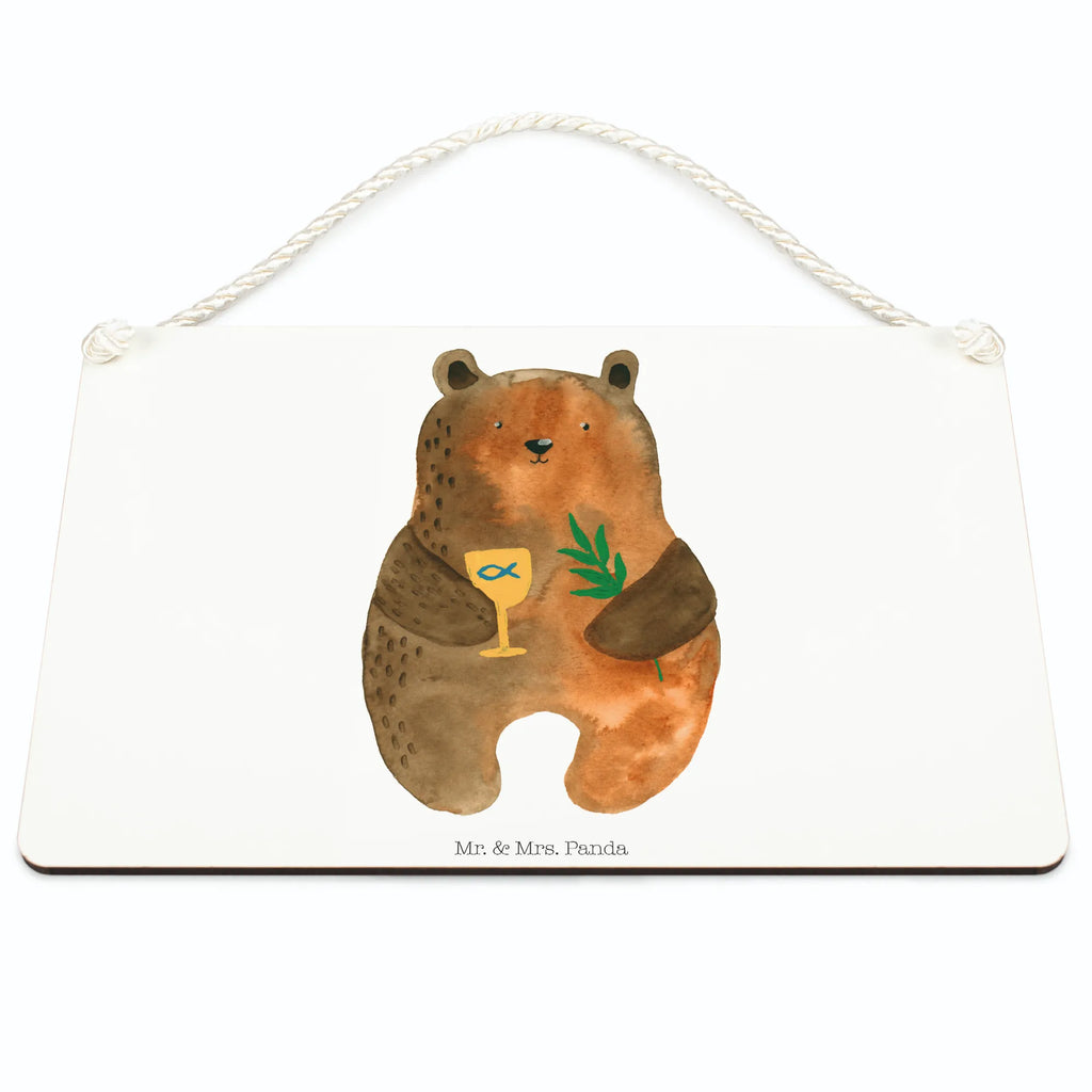 Decorative sign bear confirmation Motivschild, Türschild, Deko Wandtafel, wandhänger, wandtafel, Schild, dekoration schild, Spruchschild, Holztafel, Küchenschild, Badschild, hängeschild, holzbild, Wandschild, Schild mit Spruch, Deko Schild, dekotafel, dekoschilder, Türschild Familie, Dekoschild, sprüche schild, Holzschild, Bär, Teddy, Teddybär, Konfirmation, Kirche, Gottesdienst, Evangelisch