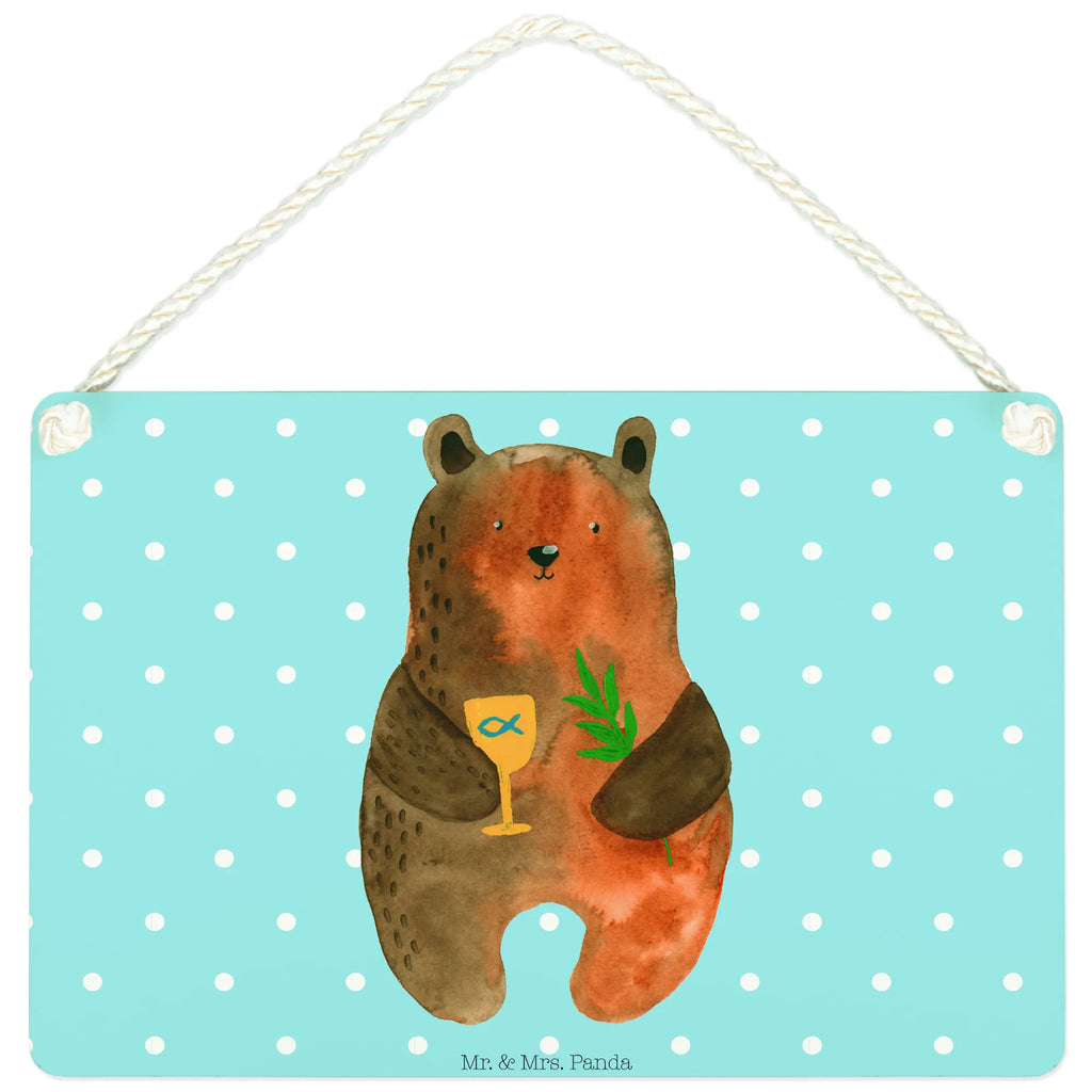 Decorative sign bear confirmation Motivschild, Türschild, Deko Wandtafel, wandhänger, wandtafel, Schild, dekoration schild, Spruchschild, Holztafel, Küchenschild, Badschild, hängeschild, holzbild, Wandschild, Schild mit Spruch, Deko Schild, dekotafel, dekoschilder, Türschild Familie, Dekoschild, sprüche schild, Holzschild, Bär, Teddy, Teddybär, Konfirmation, Kirche, Gottesdienst, Evangelisch