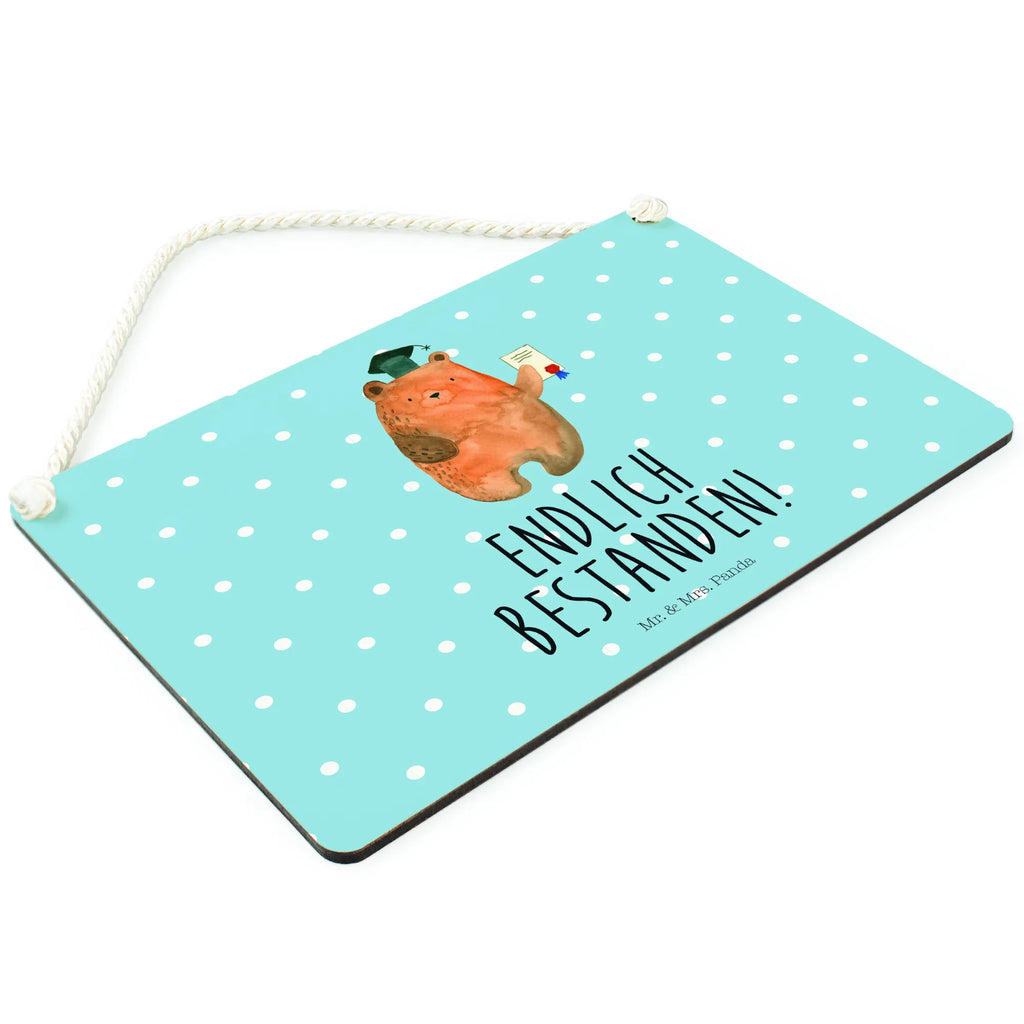 Deko Schild Bär Prüfung Türschild, Motivschild, Wandschild, Dekoschild, wandtafel, hängeschild, Spruchschild, Schild, Türschild Familie, Schild mit Spruch, holzbild, Deko Schild, wandhänger, sprüche schild, dekotafel, Holztafel, Deko Wandtafel, dekoschilder, Küchenschild, dekoration schild, Holzschild, Badschild, Bär, Teddybär, Teddy, Abitur, Prüfungen, Zeugnis, Prüfung Bestanden, Abschlusszeugnis, Abschluss