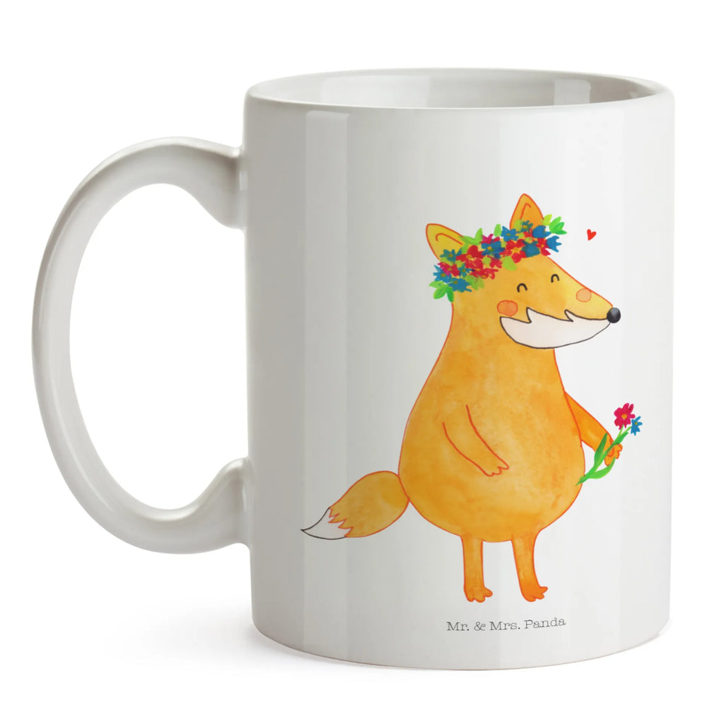 Tasse Fuchs Blumen Teetasse, Tasse mit Motiven, Geschenktasse, Tasse mit Zitaten, Porzellantasse, Tasse, Kaffeetasse, Bürotasse, Keramiktasse, Fuchs, Füchse, Liebesbeweis, Selbstliebe, mich, Fuchsmädchen, Fox, Freundinnen, Freude, Blume, Motivation, Freundin, ich, Liebe, Blumen, Blumenmädchen