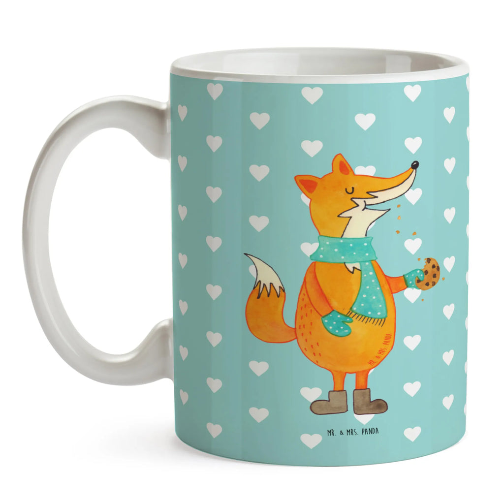 Tasse Fuchs Keks Tasse, Keramiktasse, Bürotasse, Geschenktasse, Tasse mit Zitaten, Tasse mit Motiven, Porzellantasse, Kaffeetasse, Teetasse, Fuchs, Kekse, Weihnachtszeit, Plätzchen, Liebe, Küche Deko, Winter, Füchse, Backen Spruch