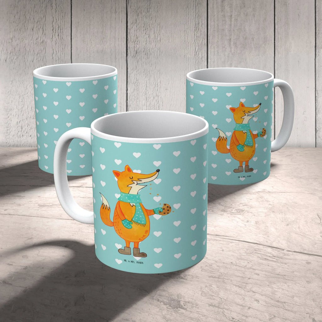Tasse Fuchs Keks Tasse, Keramiktasse, Bürotasse, Geschenktasse, Tasse mit Zitaten, Tasse mit Motiven, Porzellantasse, Kaffeetasse, Teetasse, Fuchs, Kekse, Weihnachtszeit, Plätzchen, Liebe, Küche Deko, Winter, Füchse, Backen Spruch