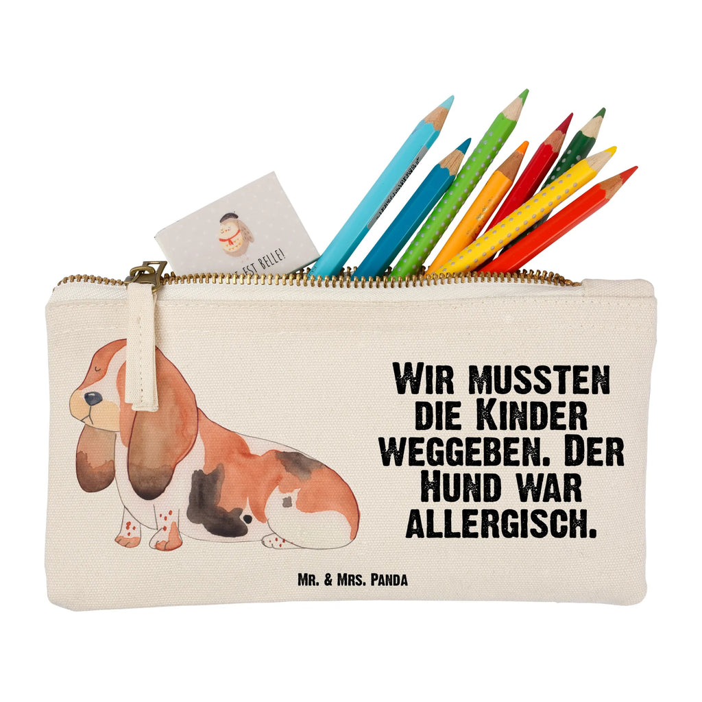 torebka na makijaż pies Basset Hound Kosmetiktasche, aufbewahrungstasche, Etui, Waschbeutel, kosmetiktäschchen, pinsel tasche, Schminkbeutel, Kulturtasche, pencil case, Federmappe, beauty tasche, toiletry bag, aufbewahrungsbeutel, Schlampermäppchen, Kosmetikbeutel, beauty case, utensilientasche, Mäppchen, Schminktäschchen, Stiftemäppchen, Kulturbeutel, Waschtasche, Schminktasche, Sprüche, Hunderasse, Tierliebhaber, Haustier, Hundemotiv, Hund, Hundebesitzer, Basset Hound, Hundeliebe, Basset, Kinderlos