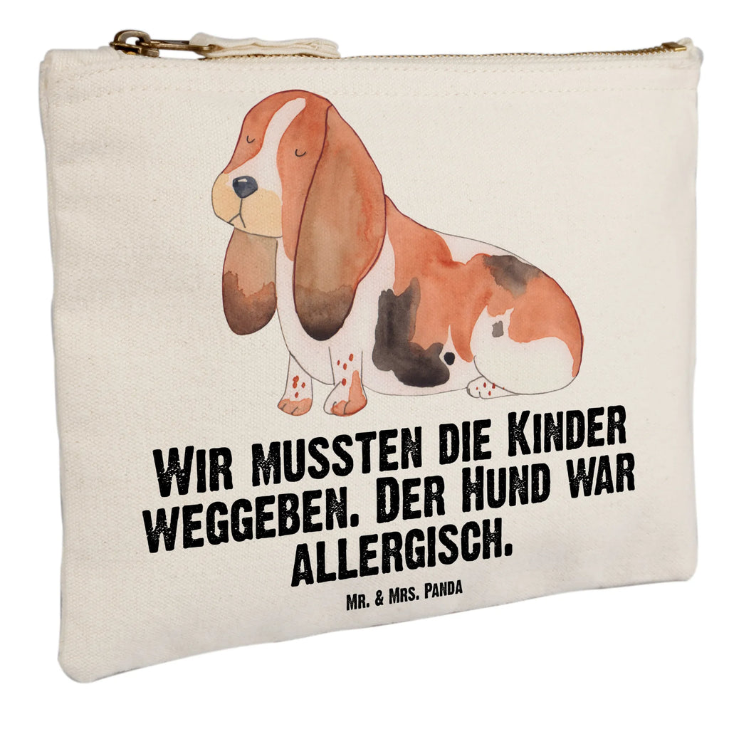 torebka na makijaż pies Basset Hound Kosmetiktasche, aufbewahrungstasche, Etui, Waschbeutel, kosmetiktäschchen, pinsel tasche, Schminkbeutel, Kulturtasche, pencil case, Federmappe, beauty tasche, toiletry bag, aufbewahrungsbeutel, Schlampermäppchen, Kosmetikbeutel, beauty case, utensilientasche, Mäppchen, Schminktäschchen, Stiftemäppchen, Kulturbeutel, Waschtasche, Schminktasche, Sprüche, Hunderasse, Tierliebhaber, Haustier, Hundemotiv, Hund, Hundebesitzer, Basset Hound, Hundeliebe, Basset, Kinderlos