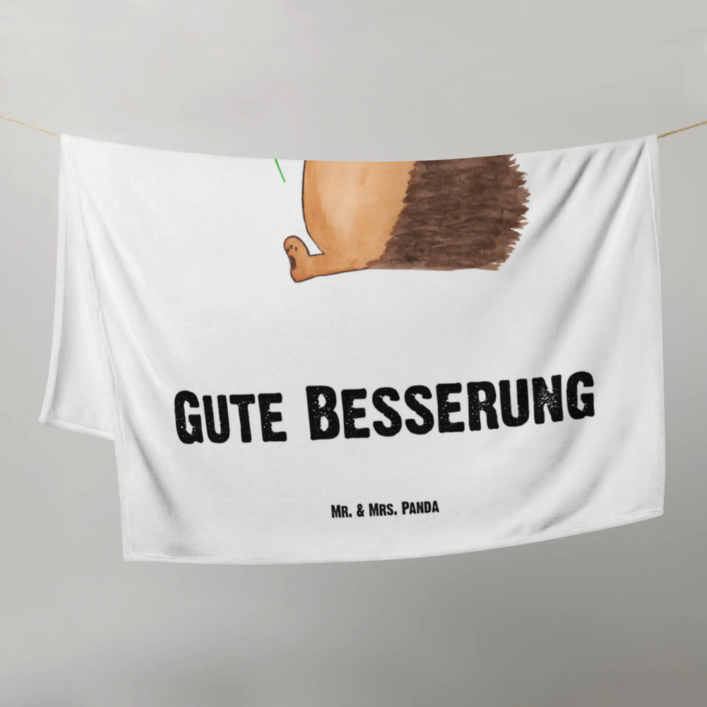 Babydecke Igel mit Blume Babydecke, Geschenk Geburt, Krabbeldecke, Babyecke Kuscheldecke, Babygeschenk, Tiermotive, Gute Laune, lustige Sprüche, Tiere, Igel, Krankenhaus, Krankheit, Besuch, Gute Besserung, krank, Genesungswünsche
