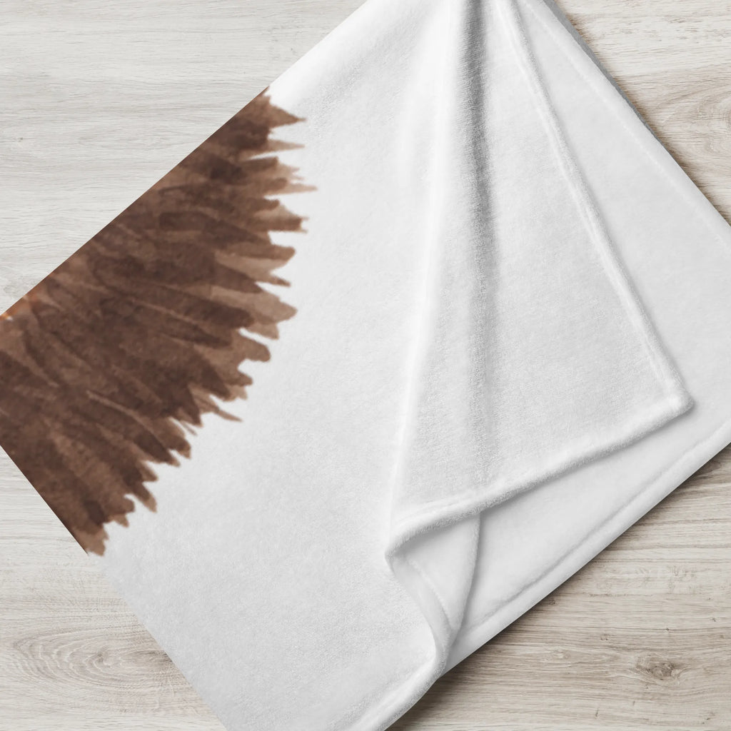 Babydecke Igel mit Blume Babydecke, Geschenk Geburt, Krabbeldecke, Babyecke Kuscheldecke, Babygeschenk, Tiermotive, Gute Laune, lustige Sprüche, Tiere, Igel, Krankenhaus, Krankheit, Besuch, Gute Besserung, krank, Genesungswünsche