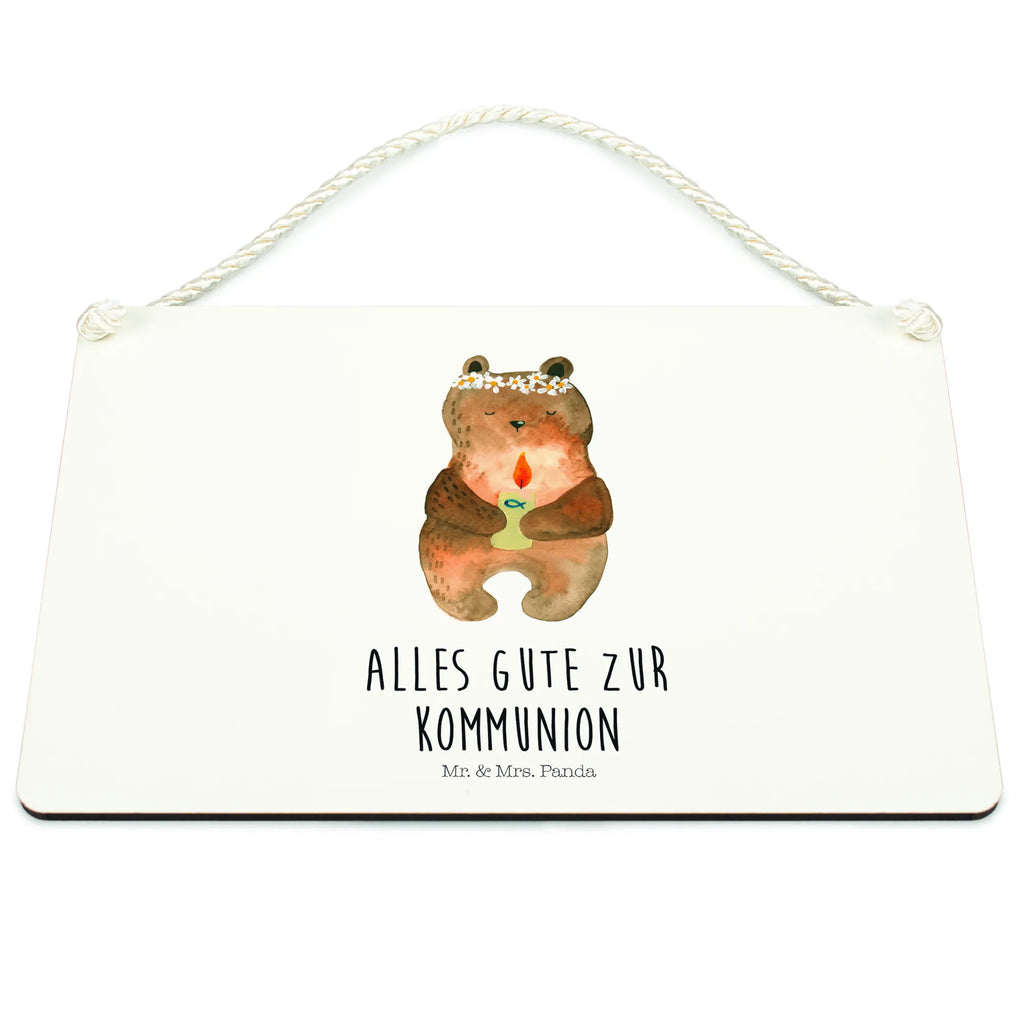 Deko Schild Bär Kommunion Türschild, dekoration schild, wandhänger, Holztafel, Motivschild, Dekoschild, Badschild, hängeschild, sprüche schild, Spruchschild, holzbild, Schild mit Spruch, wandtafel, Wandschild, dekoschilder, Küchenschild, Deko Schild, Schild, Deko Wandtafel, Holzschild, dekotafel, Türschild Familie, Bär, Teddy, Teddybär, Taufkerze, Katholisch, Gottes Segen, Kommunion