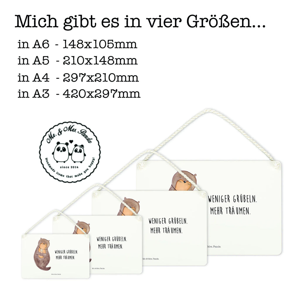 Deko Schild Otter Muschel Schild mit Spruch, dekoration schild, wandtafel, Spruchschild, Badschild, Schild, Deko Schild, Deko Wandtafel, Türschild Familie, wandhänger, Holztafel, Dekoschild, holzbild, dekoschilder, hängeschild, Türschild, Holzschild, dekotafel, sprüche schild, Küchenschild, Wandschild, Motivschild, Otter, Seeotter, Fischotter, Otterliebe, Träumen, Tagträumen, Grübeln, Motivation, Büro