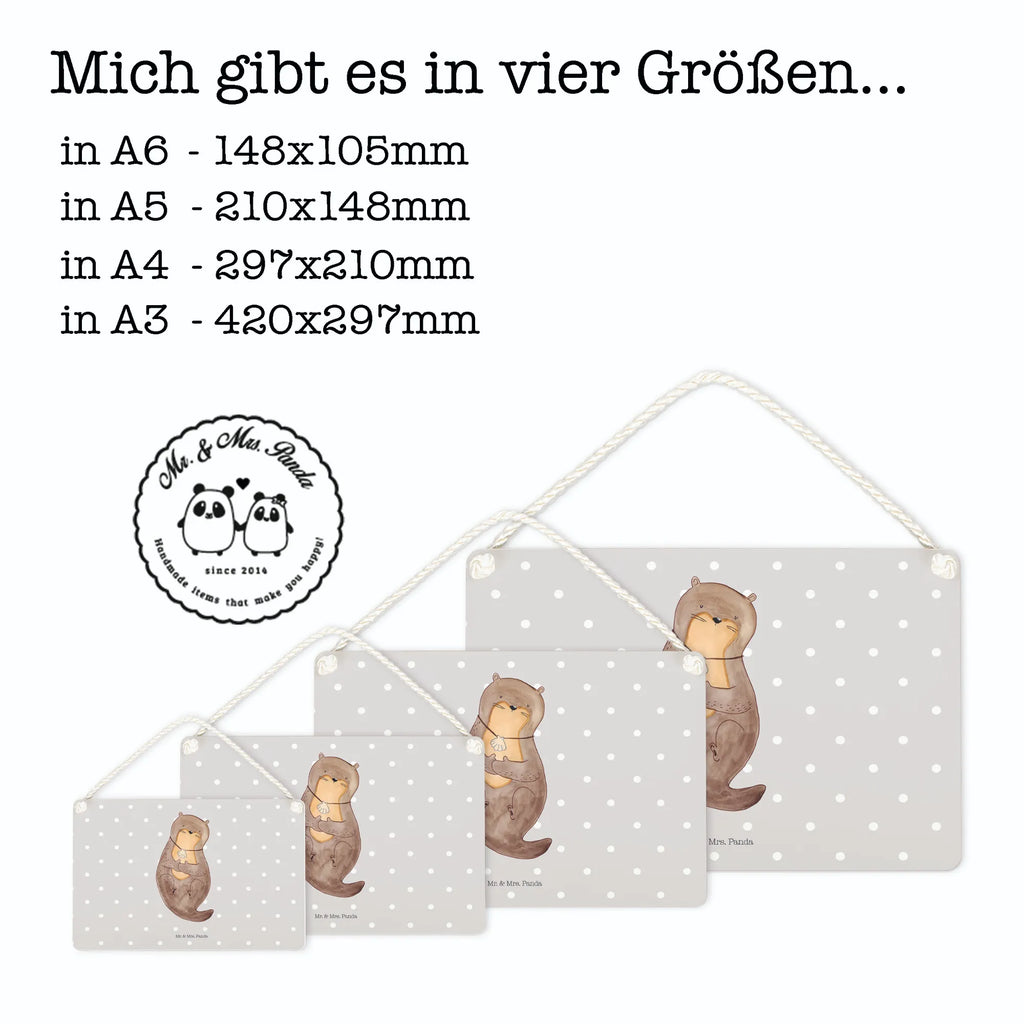 Deko Schild Otter Muschel Schild mit Spruch, dekoration schild, wandtafel, Spruchschild, Badschild, Schild, Deko Schild, Deko Wandtafel, Türschild Familie, wandhänger, Holztafel, Dekoschild, holzbild, dekoschilder, hängeschild, Türschild, Holzschild, dekotafel, sprüche schild, Küchenschild, Wandschild, Motivschild, Otter, Seeotter, Fischotter, Otterliebe, Träumen, Tagträumen, Grübeln, Motivation, Büro
