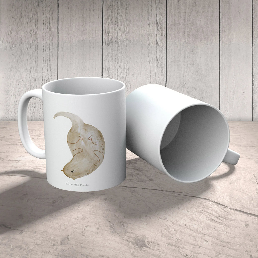 Mug otter upside down porcelain mug, mug with designs, coffee mug, ceramic mug, personalized mug, office mug, custom mug, mug with quotes, mug, gift mug, tea mug, latte mug, novelty mug, otter, marten, sea otter, European otter, water mammal, aquatic animal, baby otter, predator, water, otter gifts, animal lover, gift ideas for animal lovers, animal, mammal, water animal, gifts for people in love, Otter Sea Otter Lake Otter