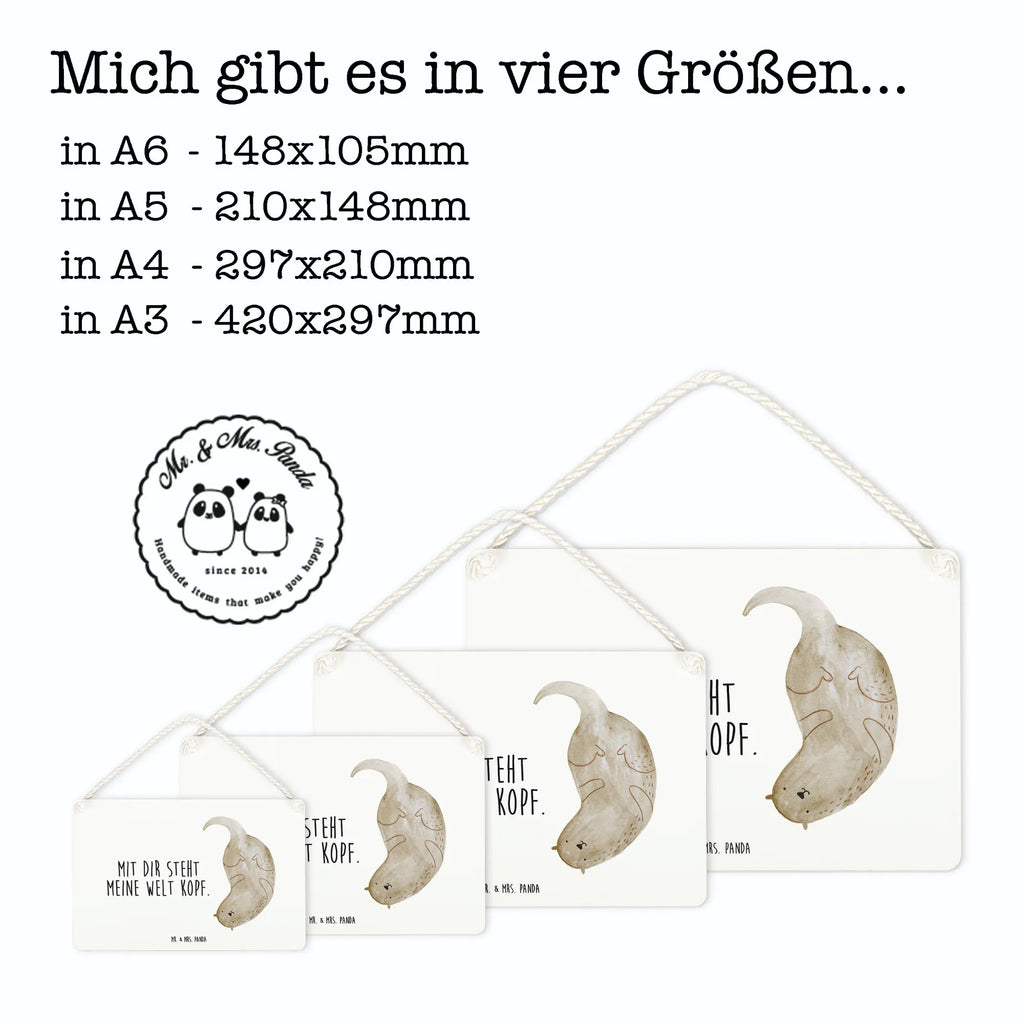 Deko Schild Otter Kopfüber Türschild, dekotafel, dekoration schild, wandhänger, Deko Schild, Küchenschild, Dekoschild, dekoschilder, Holztafel, hängeschild, wandtafel, Deko Wandtafel, Motivschild, sprüche schild, Holzschild, Spruchschild, Badschild, Schild, Türschild Familie, Wandschild, Schild mit Spruch, holzbild, Fischotter, Seeotter, Otter, Otter Seeotter See Otter