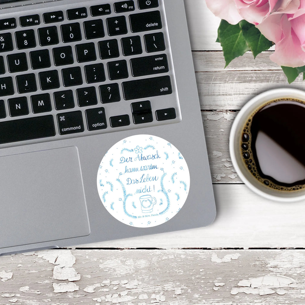 Rund Aufkleber Der Abwasch kann warten Aufkleber, Sticker, Etikett, Dekoration, Abenteuer, Natur, Outdoor, Blumen Deko, Frühlings Deko, Sommer Deko, positive Botschaft, Naturliebhaber, Lebensweisheit, Weisheit, Geschenk Reise, Abwasch, Küchendienst, Küche Deko, Leben Spruch, Küche Spruch