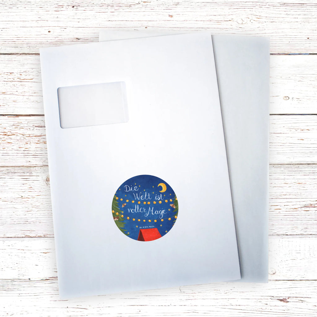 Rund Aufkleber Die Welt ist voller Magie rund, Sticker, Aufkleber, Etikett, Kinder, Blumen Deko, Frühlings Deko, Sommer Deko, Dekoration, positive Botschaft, Naturliebhaber, Outdoor, Natur, Abenteuer