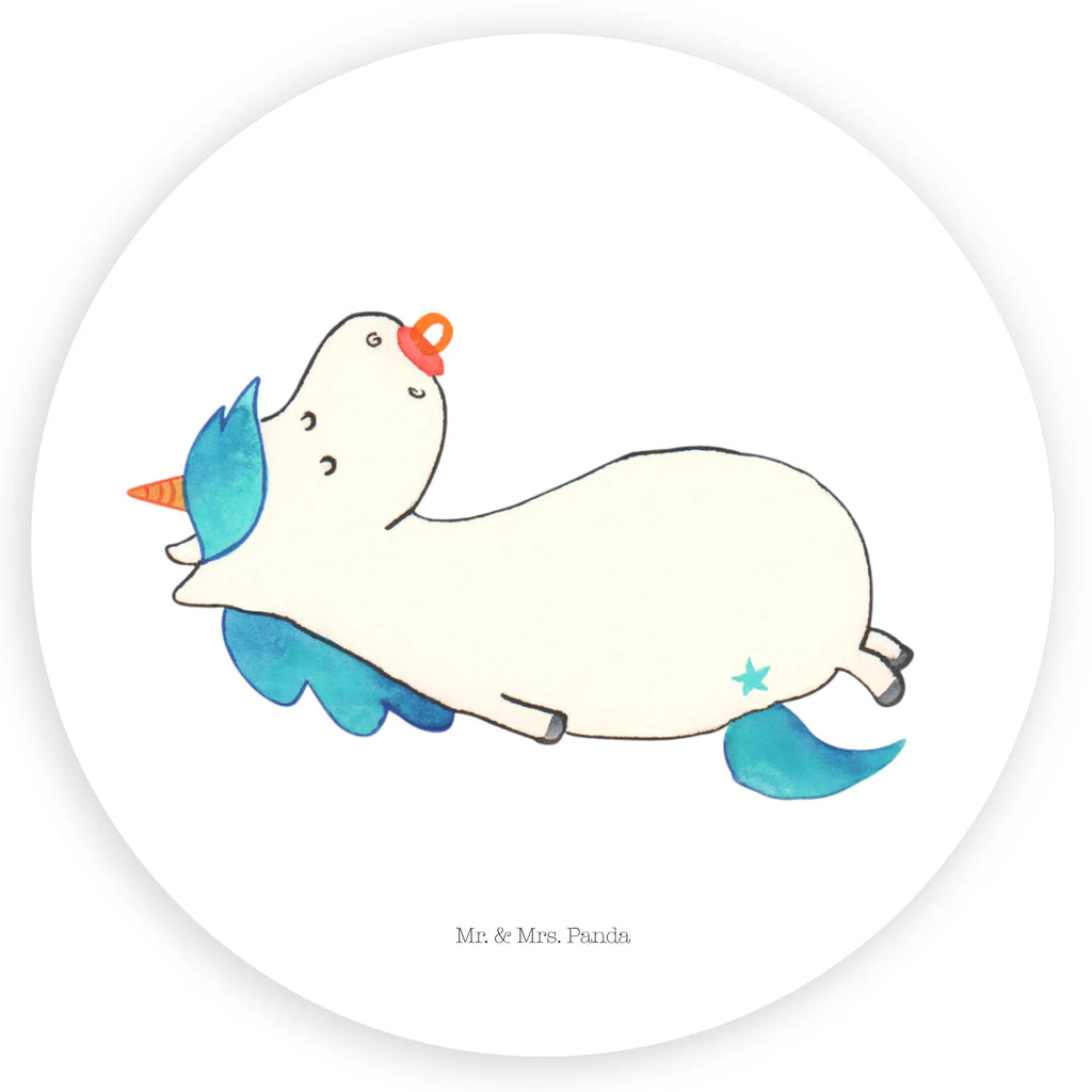 Round sticker unicorn dummy sticker, label, Sticker, unicorn, unicorns, Unicorn, birth present, infant, pacifier, birth gift, mama, mother, toddler, gift birth, baby