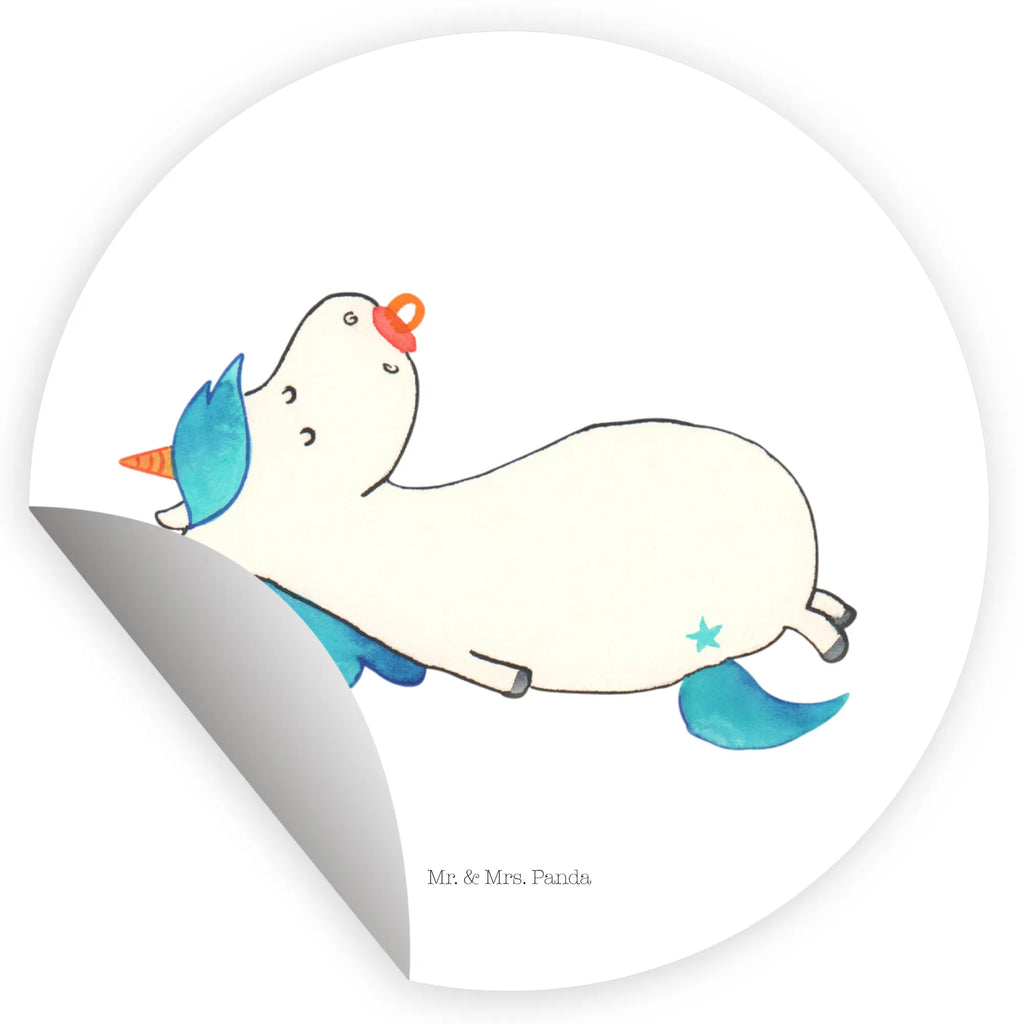 Round sticker unicorn dummy sticker, label, Sticker, unicorn, unicorns, Unicorn, birth present, infant, pacifier, birth gift, mama, mother, toddler, gift birth, baby