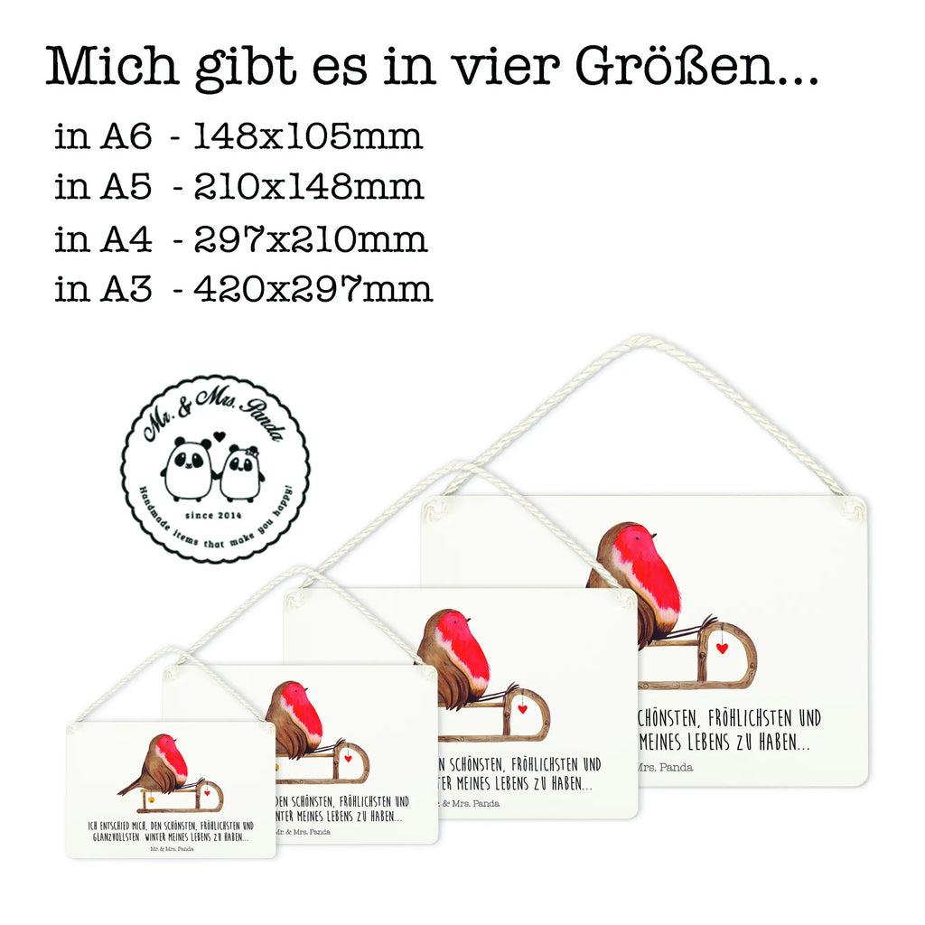 Decorative sign robin Sleds Dekoschild, Küchenschild, Schild, Holzschild, Motivschild, Deko Schild, Spruchschild, dekoschilder, Schild mit Spruch, dekoration schild, sprüche schild, holzbild, Badschild, wandtafel, hängeschild, dekotafel, Wandschild, Türschild, Holztafel, wandhänger, Deko Wandtafel, Türschild Familie, Wintermotiv, Winter, Weihnachtsdeko, Nikolaus, Weihnachten, Advent, Heiligabend, Vogel, Schlitten
