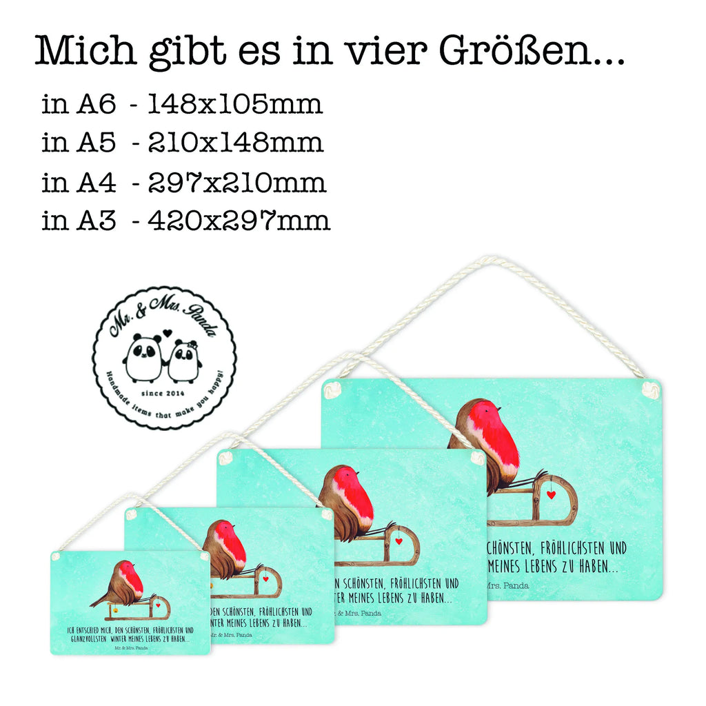 Decorative sign robin Sleds Dekoschild, Küchenschild, Schild, Holzschild, Motivschild, Deko Schild, Spruchschild, dekoschilder, Schild mit Spruch, dekoration schild, sprüche schild, holzbild, Badschild, wandtafel, hängeschild, dekotafel, Wandschild, Türschild, Holztafel, wandhänger, Deko Wandtafel, Türschild Familie, Wintermotiv, Winter, Weihnachtsdeko, Nikolaus, Weihnachten, Advent, Heiligabend, Vogel, Schlitten