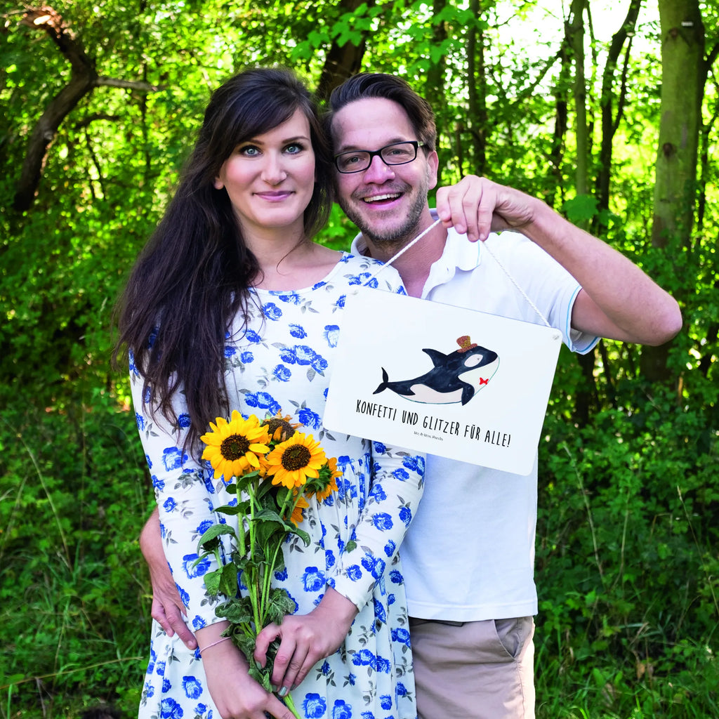 Decorative sign orca cylinder Seafood, aquatic animals, ocean, sea, fish, shells, corals, reef, whale, narwhal, sea urchin, lobster, platypus, turtle, manatee, crocodile, orca, shrimp, gifts for seafood lovers, water world, underwater animals, underwater world, vacation, deep sea, seafood fans, gift ideas, seafood decoration, seafood posters, feast, celebration, party, confetti, birthday, glitter, congratulations