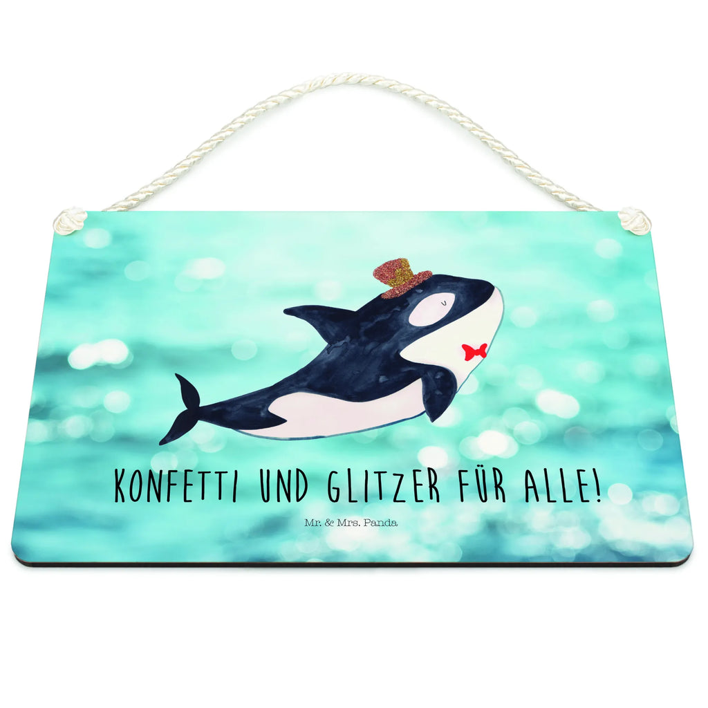 Decorative sign orca cylinder Seafood, aquatic animals, ocean, sea, fish, shells, corals, reef, whale, narwhal, sea urchin, lobster, platypus, turtle, manatee, crocodile, orca, shrimp, gifts for seafood lovers, water world, underwater animals, underwater world, vacation, deep sea, seafood fans, gift ideas, seafood decoration, seafood posters, feast, celebration, party, confetti, birthday, glitter, congratulations