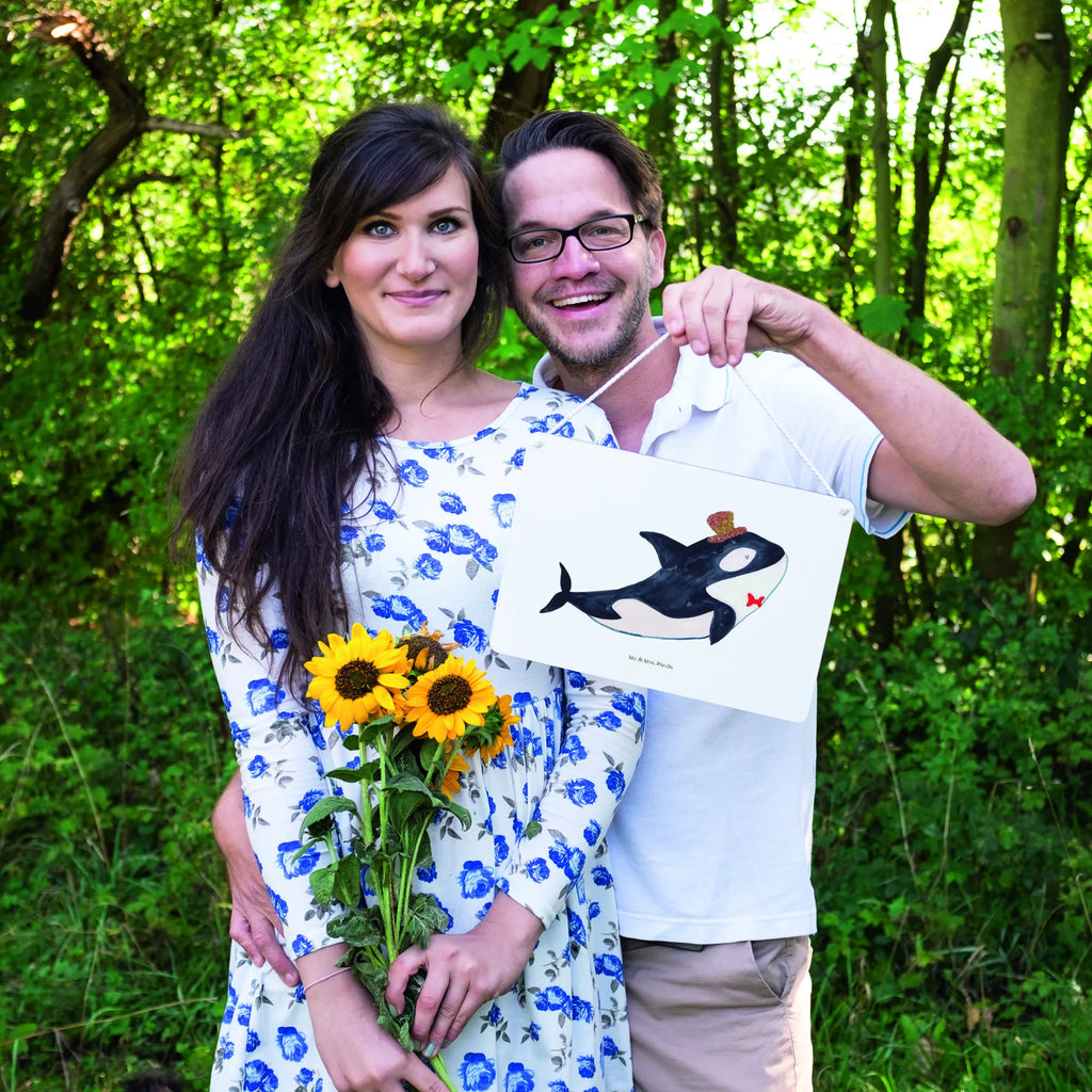 Decorative sign orca cylinder Seafood, aquatic animals, ocean, sea, fish, shells, corals, reef, whale, narwhal, sea urchin, lobster, platypus, turtle, manatee, crocodile, orca, shrimp, gifts for seafood lovers, water world, underwater animals, underwater world, vacation, deep sea, seafood fans, gift ideas, seafood decoration, seafood posters, feast, celebration, party, confetti, birthday, glitter, congratulations