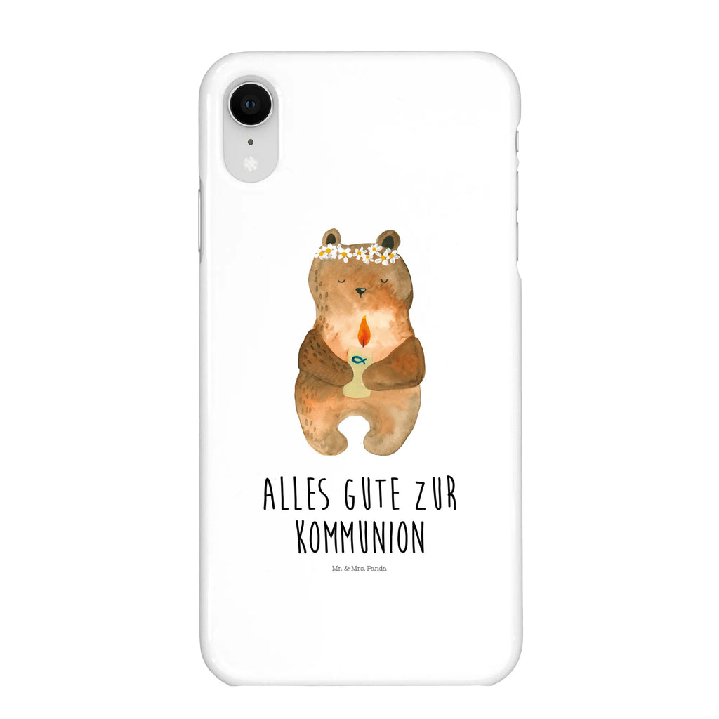 Handyhülle Bär Kommunion Iphone X, Handyhülle, Cover, Iphone 10, Handy, Handycover, Hülle, Handy Case, Bär, Teddy, Teddybär, Gottes Segen, Katholisch, Kommunion, Taufkerze