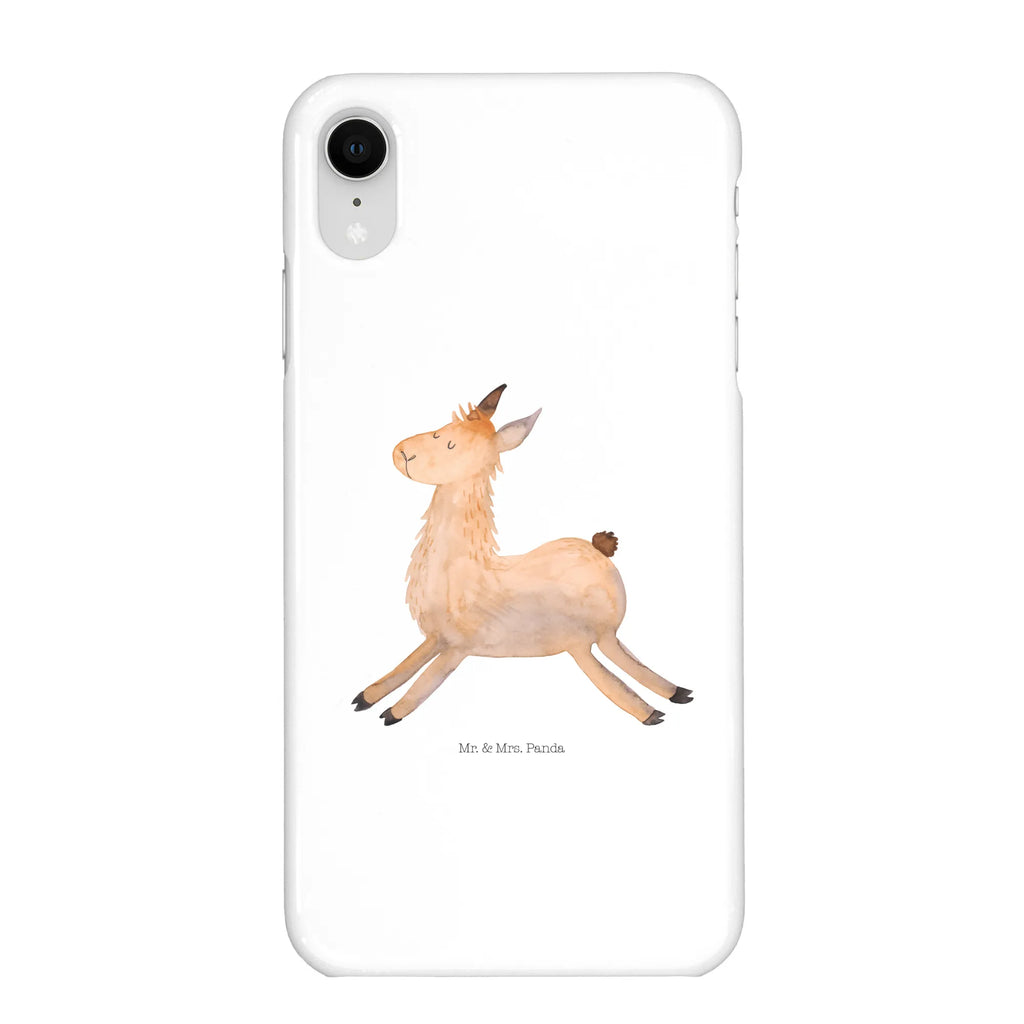 Handyhülle Lama Springen Cover, Hülle, Handy, Handy Case, Iphone 10, Handyhülle, Iphone X, Handycover, Lama, Alpaka, Lamas, Freundin, Start, Prüfung, Lieblingstag, Fröhlich, Abitur, Neustart, Glück, Liebeskummer, Happy Day, Guten Morgen