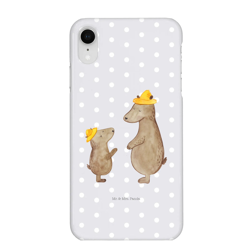 Etui na iPhone 10 Niedźwiedzie z kapeluszami Handy, Handycover, Iphone X, Hülle, Handyhülle, Iphone 10, Cover, Familie, Vatertag, Muttertag, Bruder, Schwester, Mama, Papa, Oma, Opa, Söhne, Bären, Kind, Vorbild, Dad, Bär, Lieblingsmensch, Daddy, Sohn, Vater-Sohn, Paps, Kinder, Family, Vater, Papi