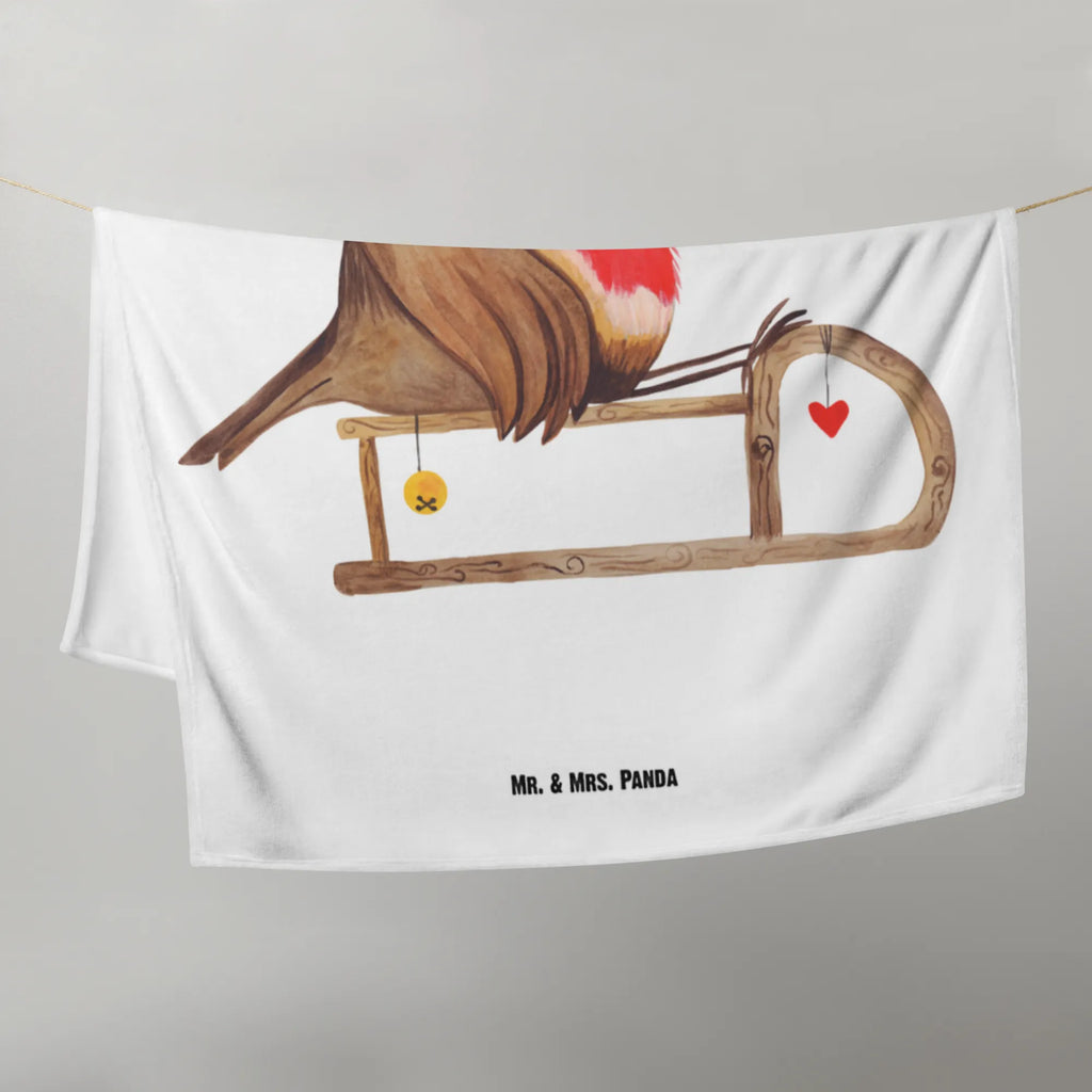 Baby blanket robin Sleds Winter, Christmas, Christmas time, snow, sleigh, bird