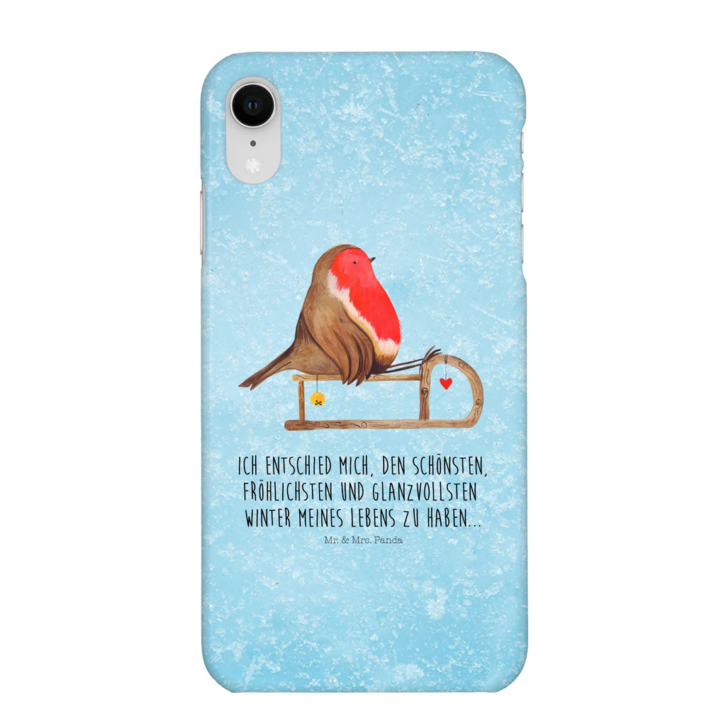 Phone case robin Sleds cover, mobile cover, Iphone 10, Iphone X, case, mobile phone, mobile phone case, Winter, Christmas, Christmas time, snow, bird, sleigh
