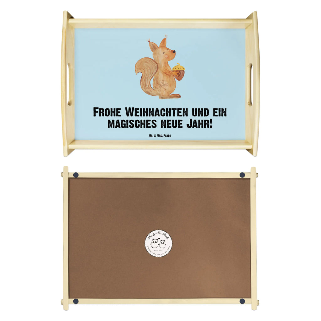 Serving tray Squirrel Christmas Tablett, Frühstückstablett, Dekotablett, Serviertablett, Küchentablett, Holztablett, Winter, Weihnachten, Weihnachtsdeko, Nikolaus, Advent, Heiligabend, Wintermotiv, Vogel, Guten Rutsch, Neujahr, Weihnachtsgruß, Frohes neues Jahr, Frohe Weihnachten, Weihnachtsmotiv