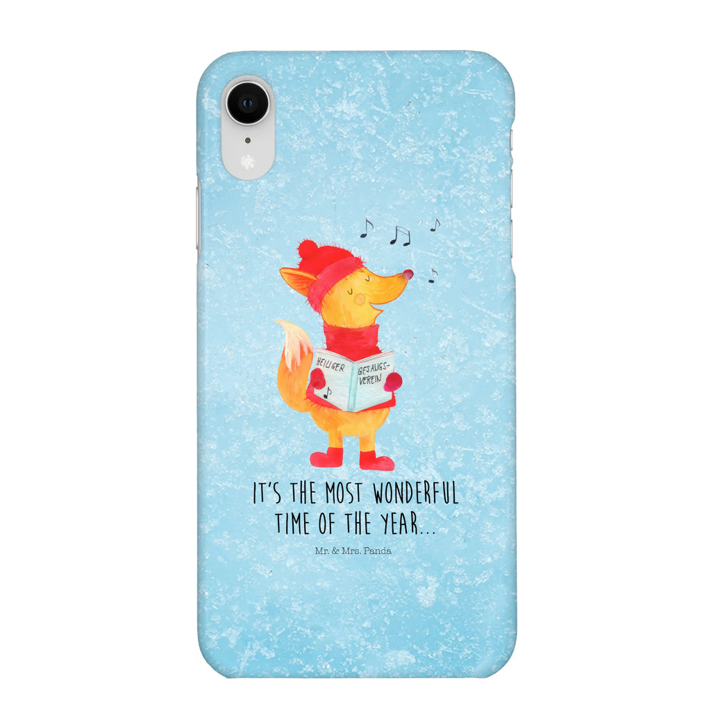 Phone case Fox Singer Hülle, Handyhülle, Cover, Handy Case, Iphone X, Handycover, Iphone 10, Handy, Winter, Weihnachten, Advent, Heiligabend, Nikolaus, Weihnachtsdeko, Wintermotiv, Füchse, Fuchs, Weihnachtslieder, Sänger, Geschenk Sänger, Singen