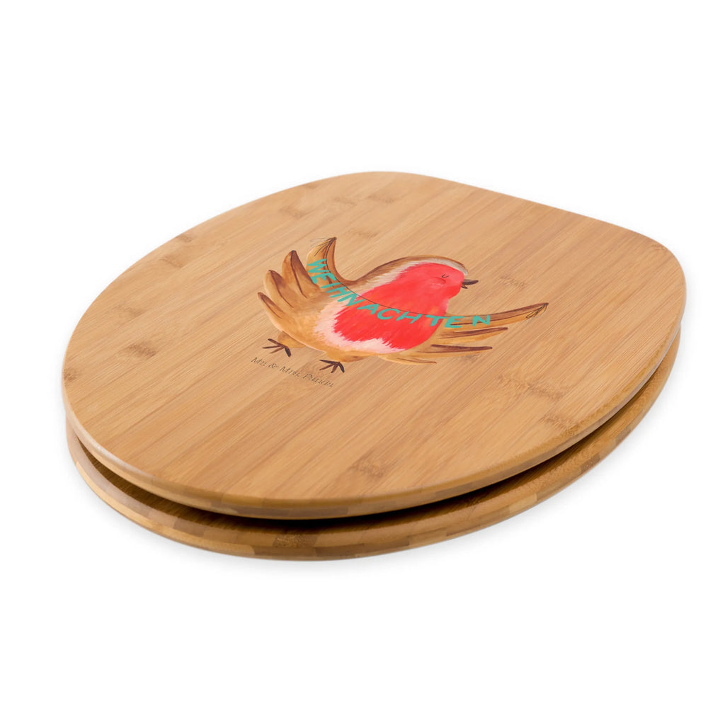 Motiv WC deska sedesowa rudzik Boże Narodzenie Zima, Boże Narodzenie, dekoracje świąteczne, Mikołaj, Adwent, Wigilia, zimowy motyw