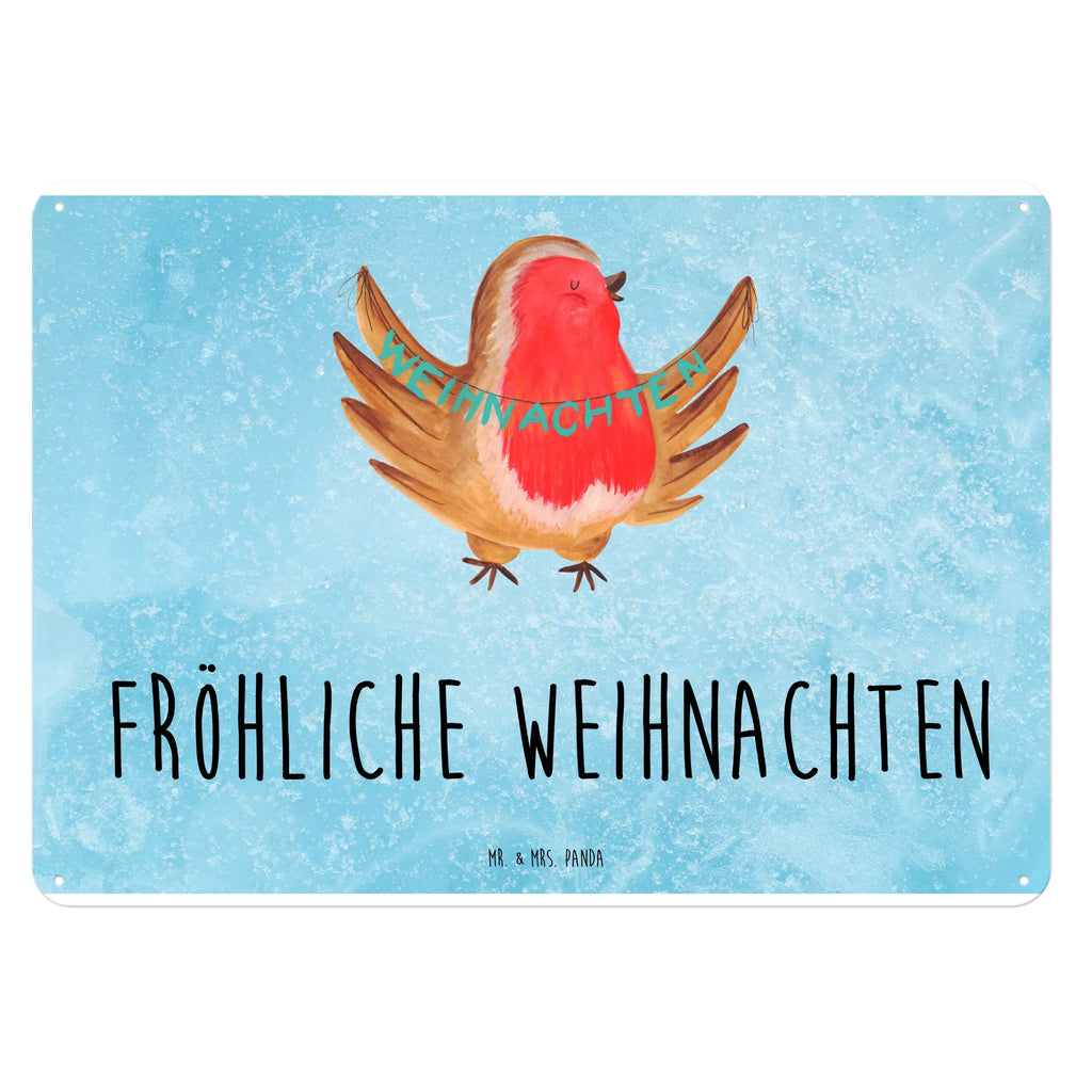 Blechschild Rotkehlchen Weihnachten Wandschild Metall, Türschild Metall, Blechschild Für Männer, Blechschild, Blechschild Zum Aufhängen, Blechschild Groß, Dekoschild Metall, Blechschild Für Frauen, Blechschild Küche, Blechschild Büro, Heiligabend, Winter, Advent, Weihnachten, Nikolaus, Weihnachtsdeko, Wintermotiv, Weihnachtsmotiv, Weihnachtsgruß, Frohe Weihnachten, Xmas, Vogel