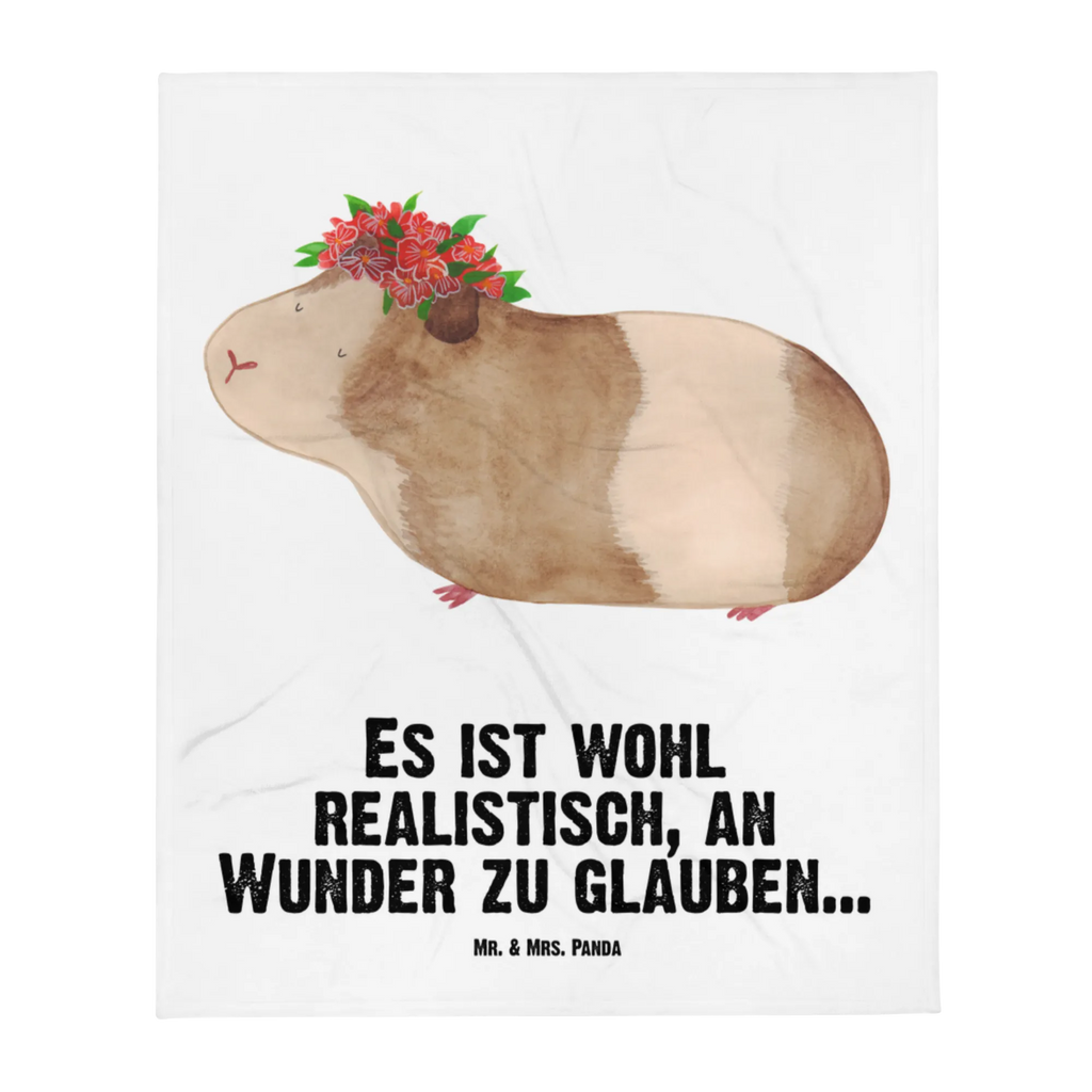 Kocyk dla niemowląt świnka morska mądrość Babydecke, Babygeschenk, Babyecke Kuscheldecke, Geschenk Geburt, Krabbeldecke, Tiermotive, Gute Laune, lustige Sprüche, Tiere, Meeries, Meerschweinchen, Wunder, Spruch, Motivation, Meerie, Weisheit, Realität, Blumenkind, Wunderland