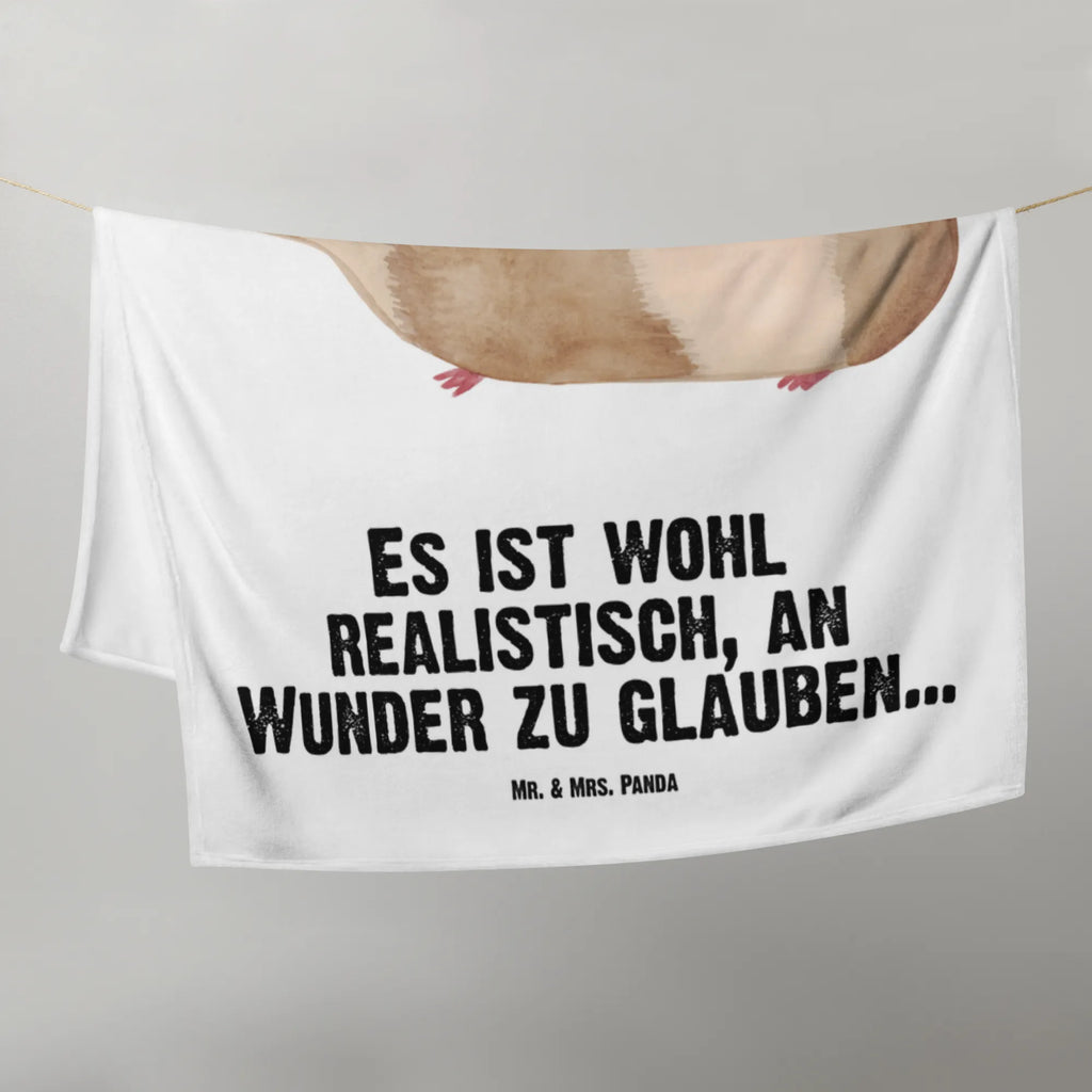 Kocyk dla niemowląt świnka morska mądrość Babydecke, Babygeschenk, Babyecke Kuscheldecke, Geschenk Geburt, Krabbeldecke, Tiermotive, Gute Laune, lustige Sprüche, Tiere, Meeries, Meerschweinchen, Wunder, Spruch, Motivation, Meerie, Weisheit, Realität, Blumenkind, Wunderland