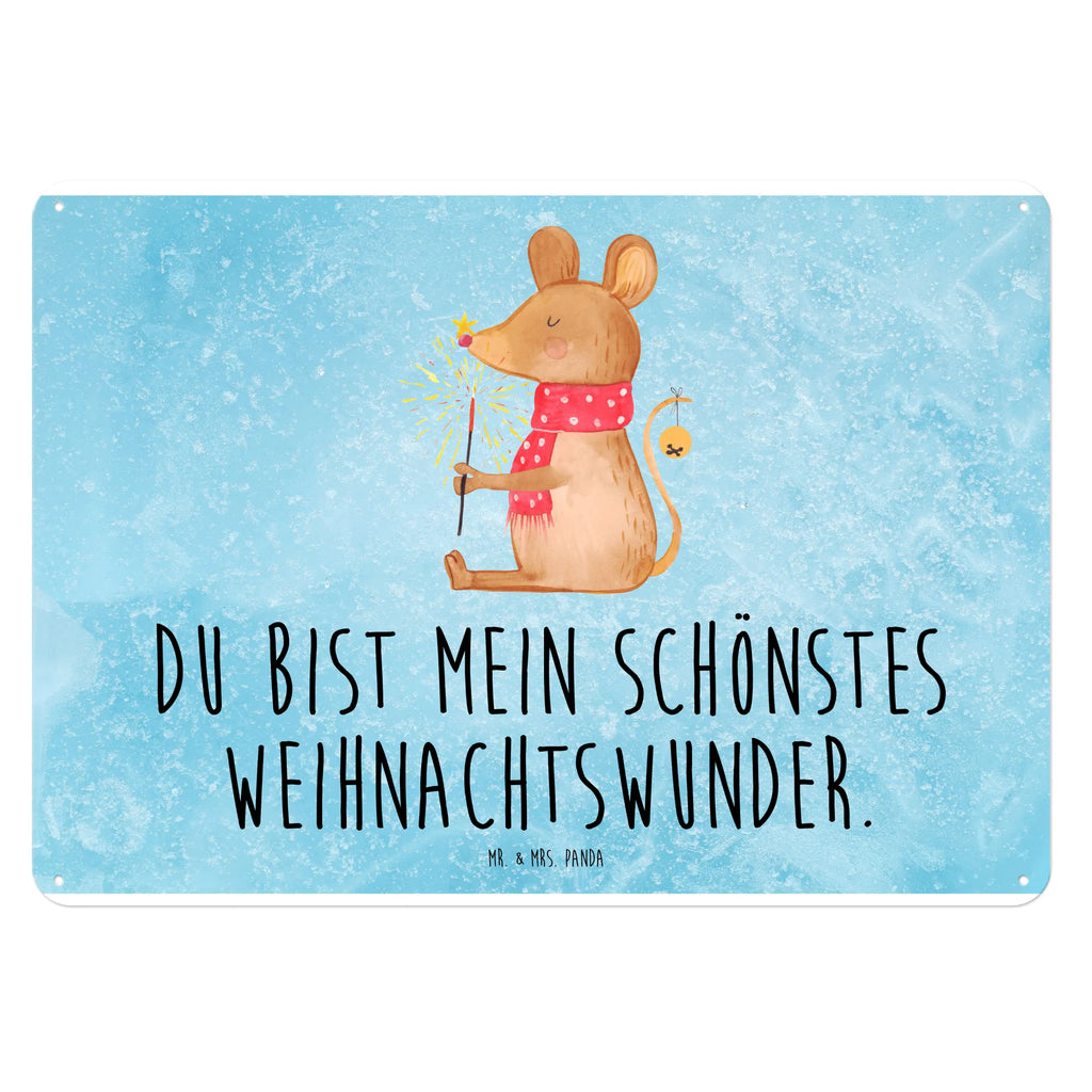 Blechschild Maus Weihnachten Blechschild Küche, Blechschild Zum Aufhängen, Türschild Metall, Blechschild Für Frauen, Blechschild Für Männer, Blechschild, Wandschild Metall, Dekoschild Metall, Blechschild Büro, Blechschild Groß, Heiligabend, Winter, Advent, Weihnachten, Nikolaus, Weihnachtsdeko, Wintermotiv, Maus, Weihnachtsmotiv, Mäuschen, Weihnachtswunder, Frohe Weihnachten, Weihnachtsgruß