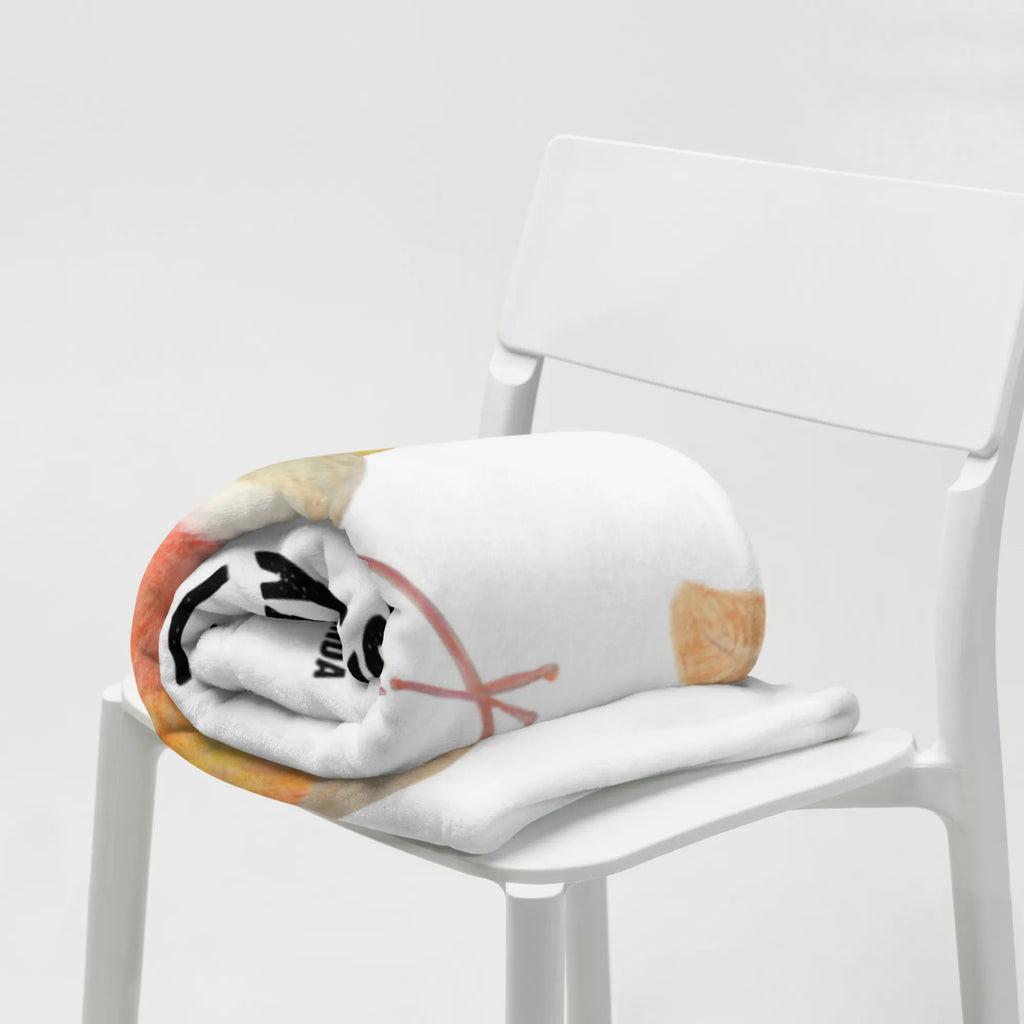 Babydecke Rotkehlchen mit Federn Babyecke Kuscheldecke, Krabbeldecke, Babydecke, Babygeschenk, Geschenk Geburt, Tiermotive, Gute Laune, lustige Sprüche, Tiere, fliegen, Motivationsbilder, Motivation Sprüche, Spruch Mut, What if i fall, Rotkehlchen, Spruch Motivation, Vogel