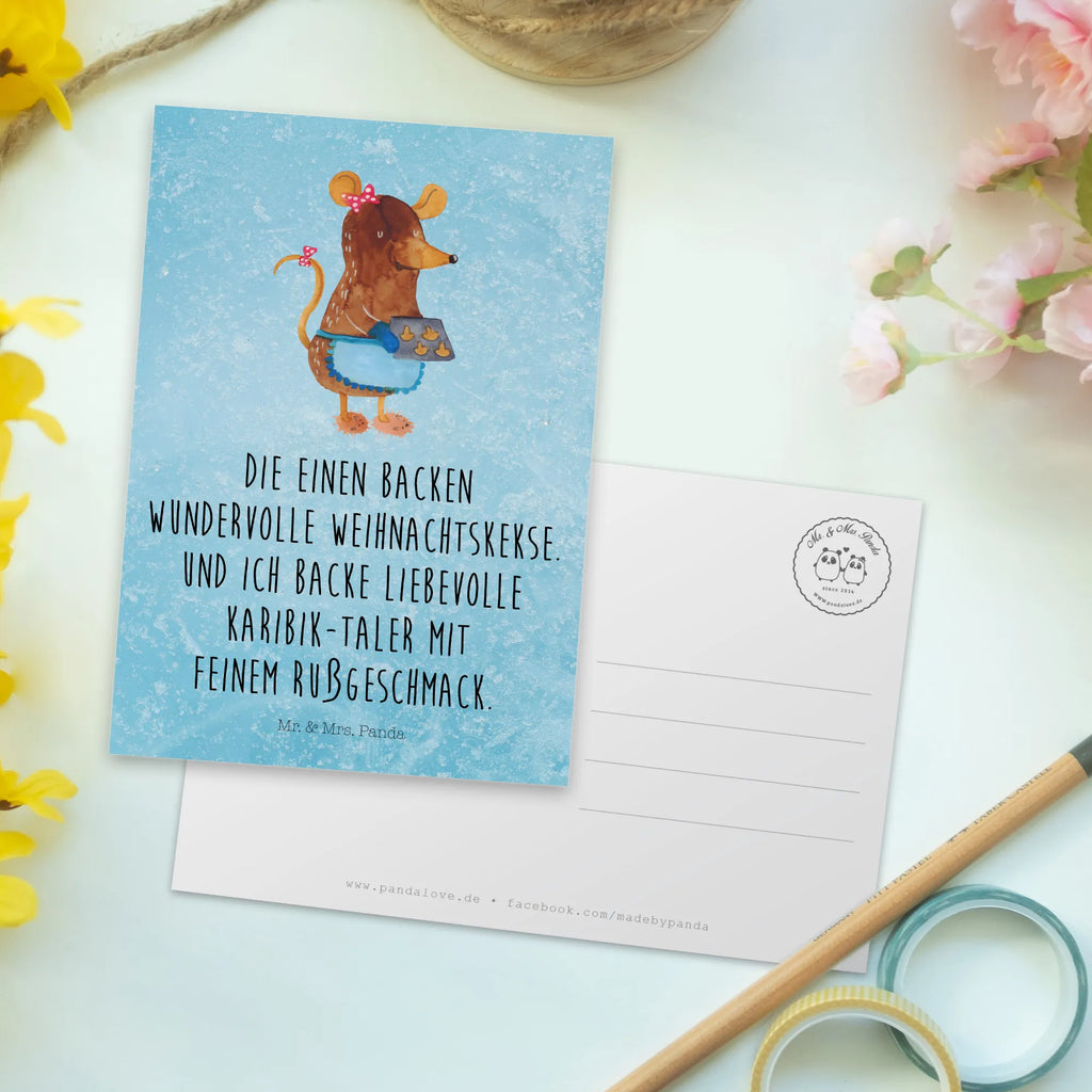 Postcard Mouse Cookies Einladung Geburtstag, Einladungskarte, Karte, Postkarte, Einladungskarten Geburtstag, Ansichtskarten, Geburtstagskarte, Ansichtskarte, Einladung, Geschenkkarte, Dankeskarte, Grußkarte, Winter, Weihnachten, Weihnachtsdeko, Nikolaus, Advent, Heiligabend, Wintermotiv, Weihnachtsbäckerei, Maus, Kekse, backen, Chaosqueen, Plätzchen, Weihnachtskekse