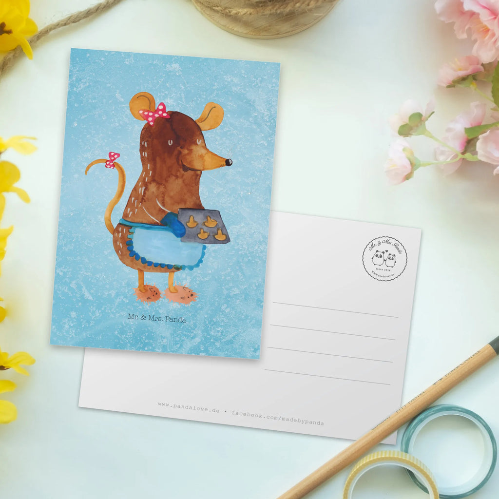 Postcard Mouse Cookies Einladung Geburtstag, Einladungskarte, Karte, Postkarte, Einladungskarten Geburtstag, Ansichtskarten, Geburtstagskarte, Ansichtskarte, Einladung, Geschenkkarte, Dankeskarte, Grußkarte, Winter, Weihnachten, Weihnachtsdeko, Nikolaus, Advent, Heiligabend, Wintermotiv, Weihnachtsbäckerei, Maus, Kekse, backen, Chaosqueen, Plätzchen, Weihnachtskekse