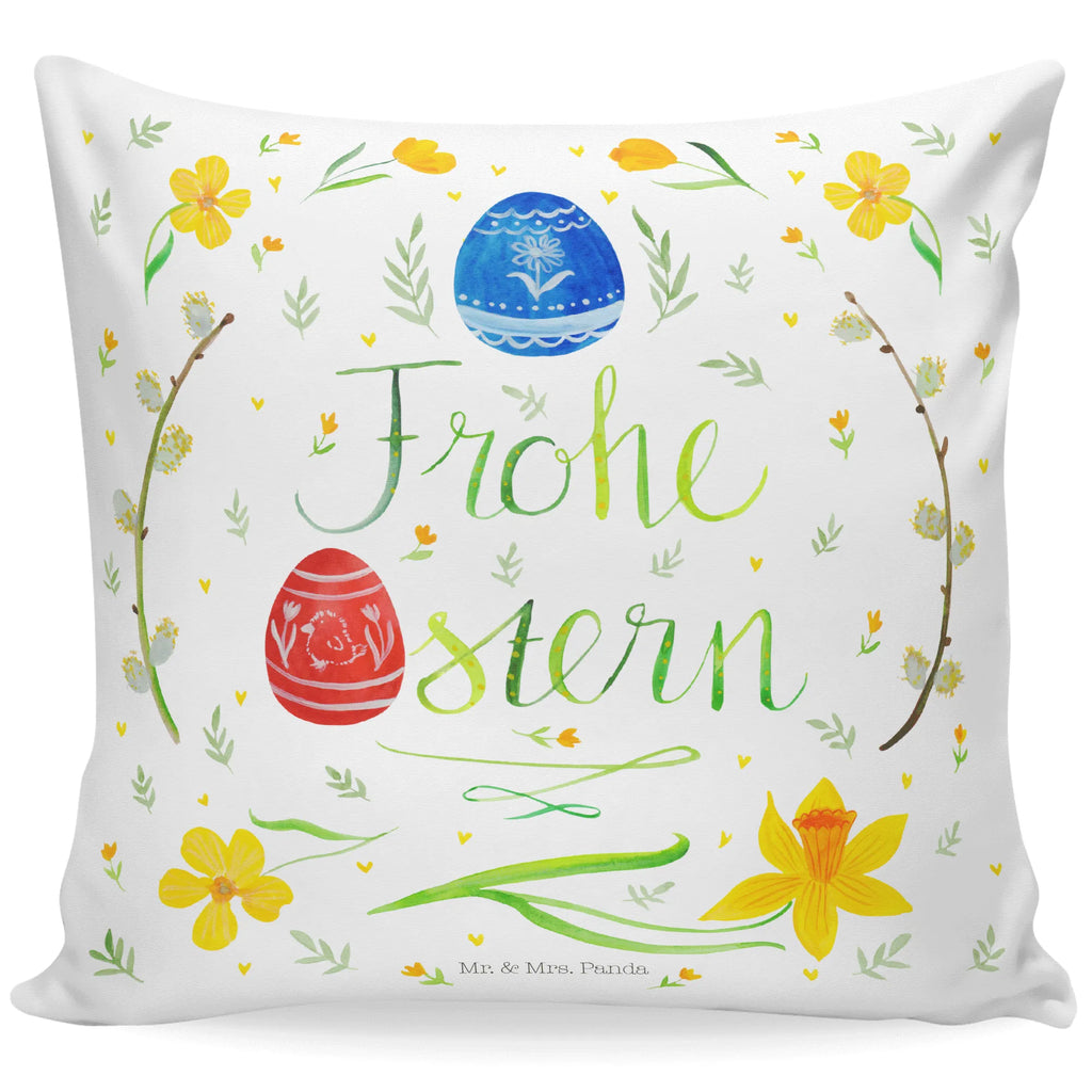 Cushion Easter happy Easter sofa, 40 x 40, Pillow, pillows, pad, soft, 40x40, pillow case, bed, settee, couch, fluffy, bedroom, cushion, Easter, Easter bunny, Pussy Willow. lettering, Easter Greetings, Painted Easter Eggs, Happy Easter, Easter Egg, Easter Flower