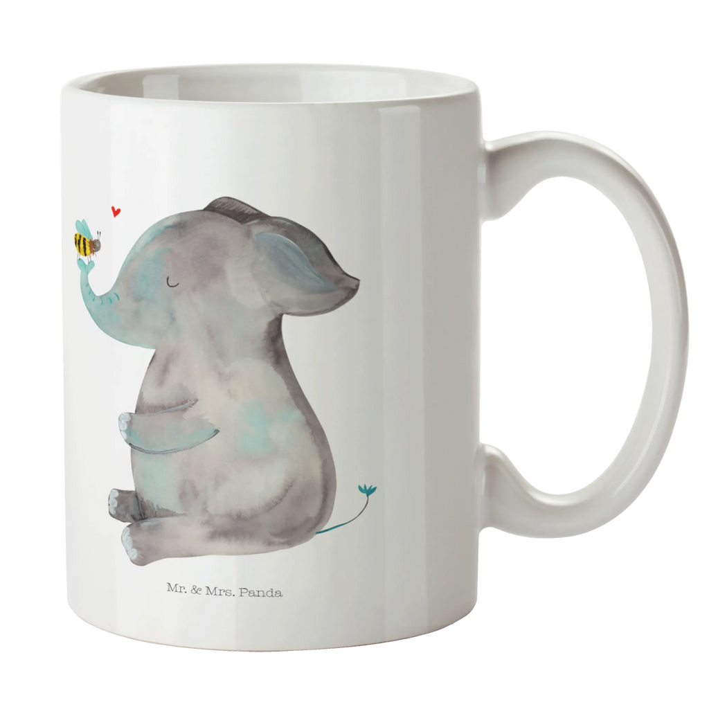 Tasse Elefant Biene Porzellantasse, Bürotasse, Keramiktasse, Tasse, Kaffeetasse, Geschenktasse, Tasse mit Zitaten, Teetasse, Tasse mit Motiven, Tiermotive, Gute Laune, lustige Sprüche, Tiere, Jahrestag, Liebesgeschenk, Liebesbeweis, Elefant, Biene, Heiratsantrag, Hochzeitsgeschenk, Liebe, Liebesspruch